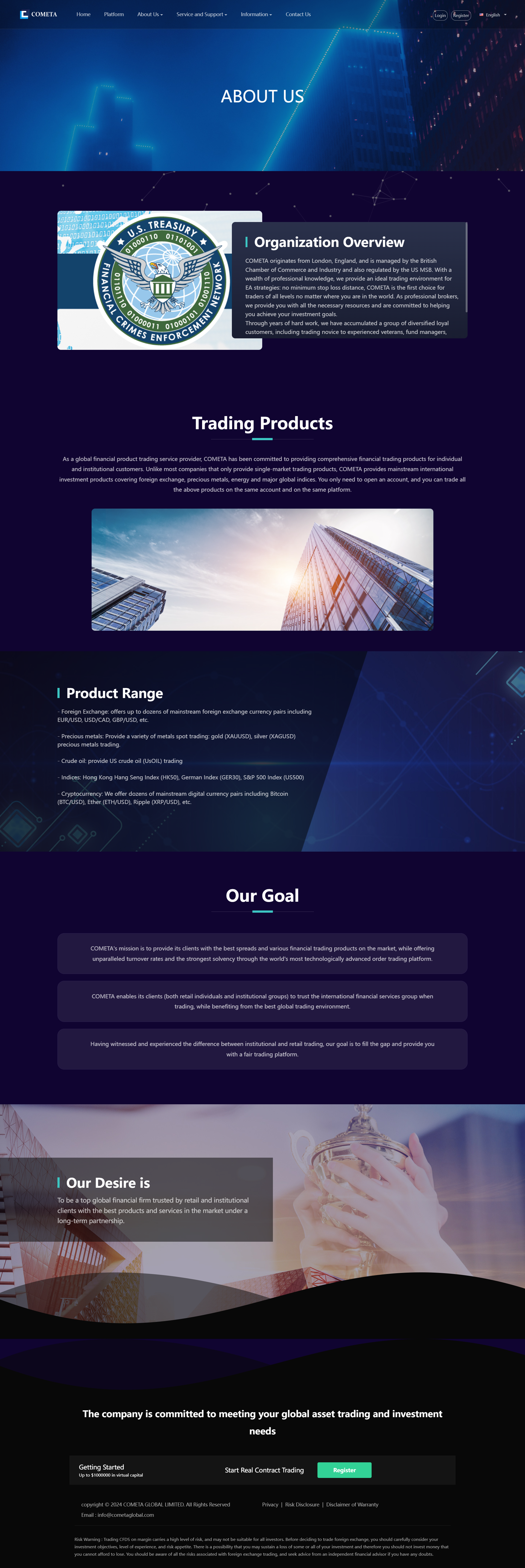 COMETA GLOBAL LIMITED Official Website