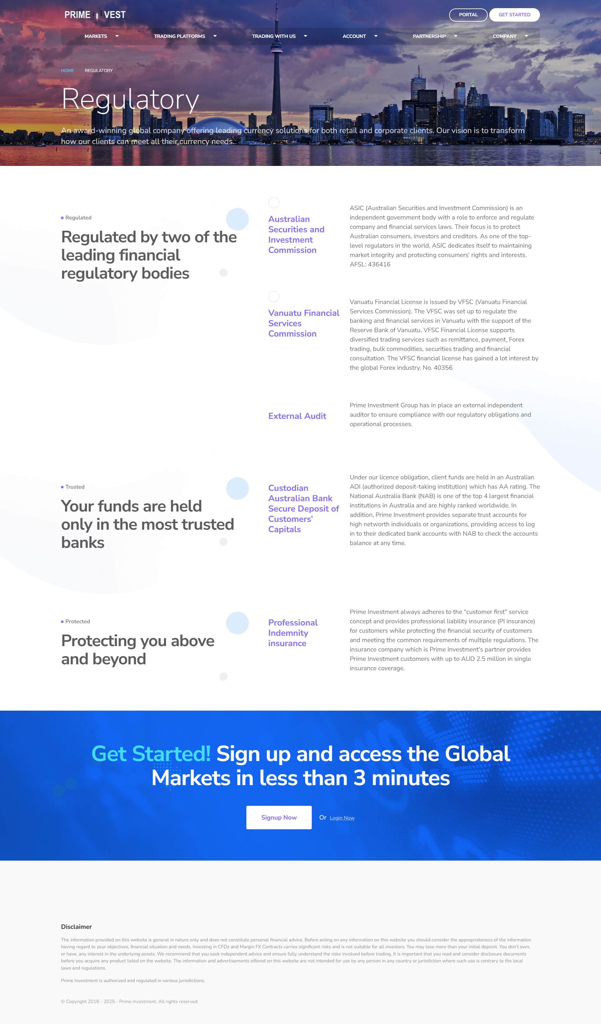 Prime Investment Official Website
