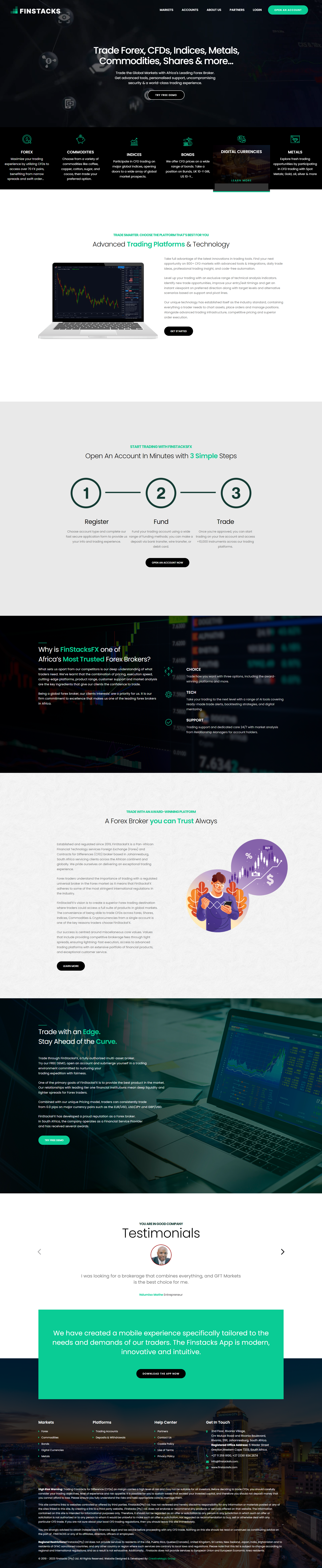 FinStacksFX Official Website