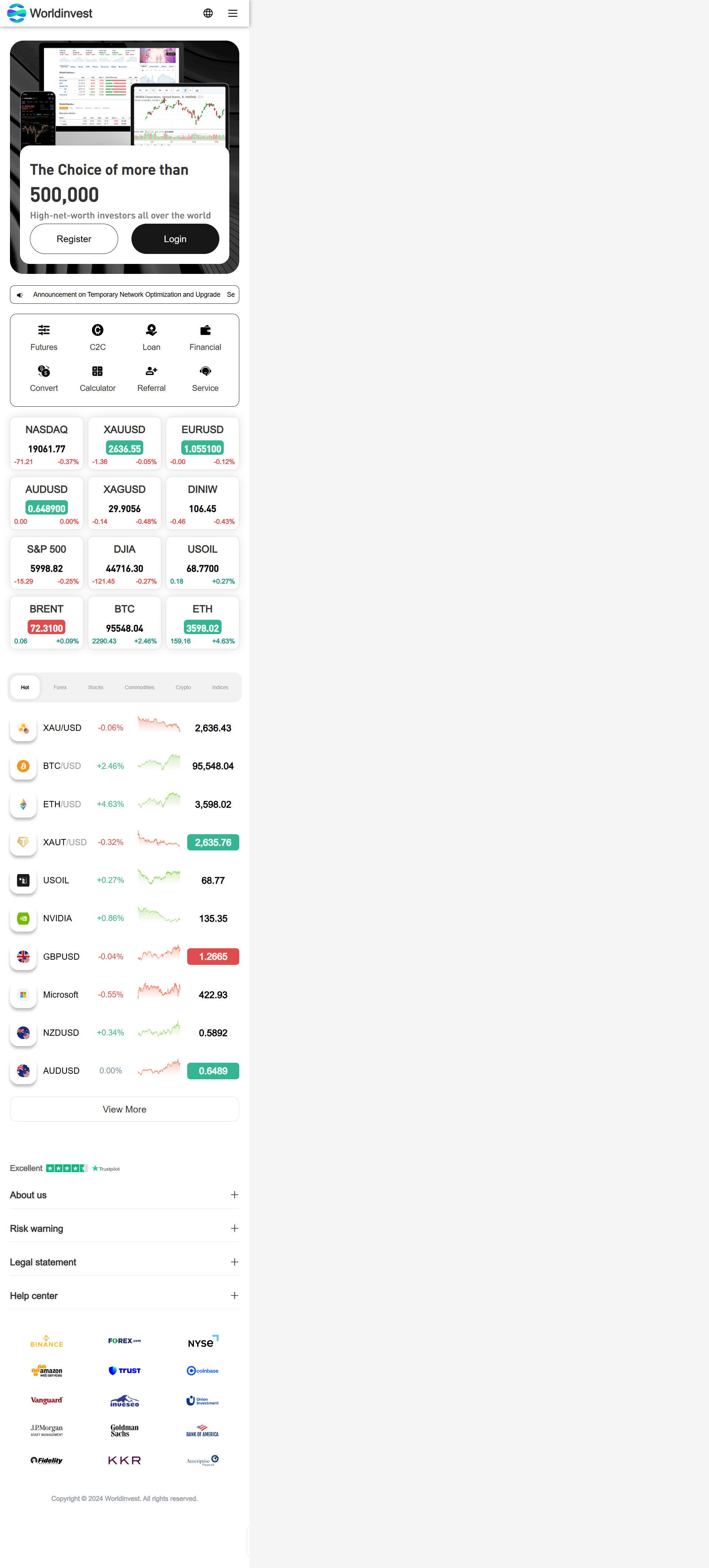 Worldinvest Official Website