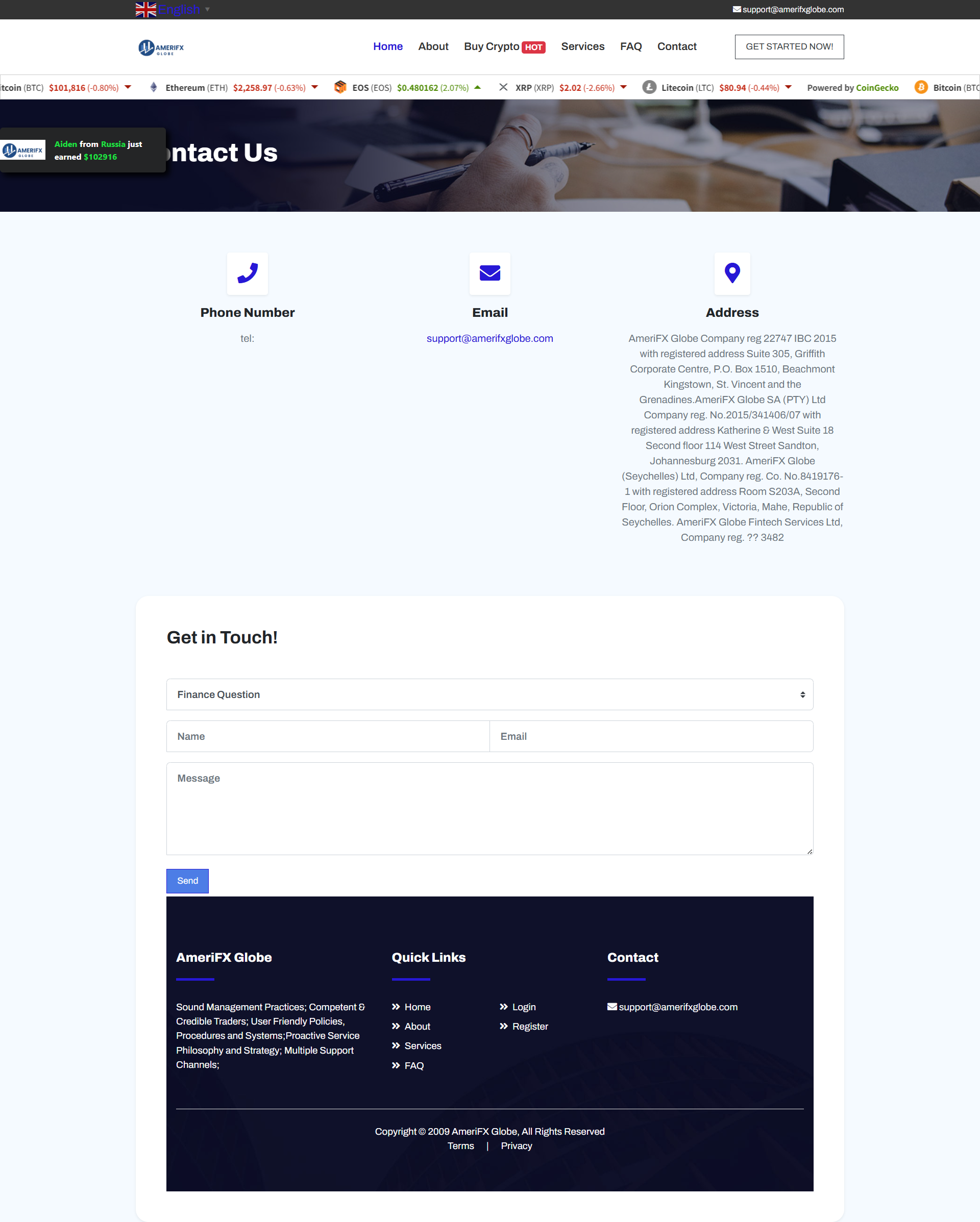 Broker Official Website