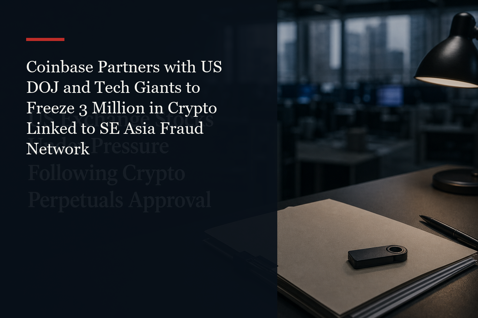 Coinbase联合美国司法部及科技巨头冻结东南亚欺诈网络逾300万美元加密资产