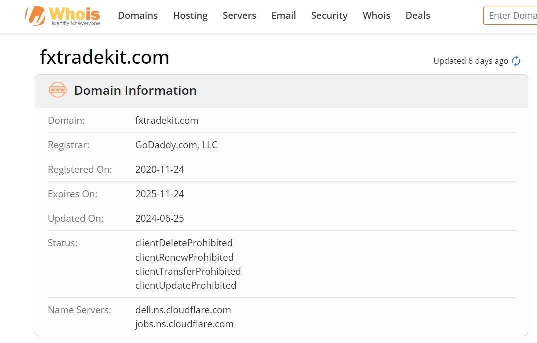 Domain registration time