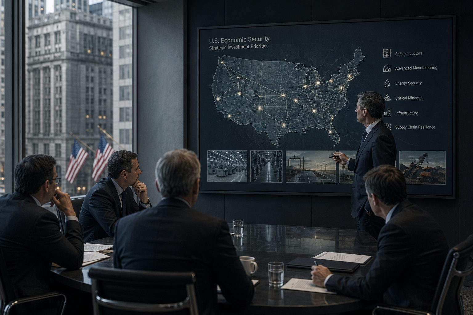 Wall Street Giants Commit Trillions to U.S. Economic Security Infrastructure