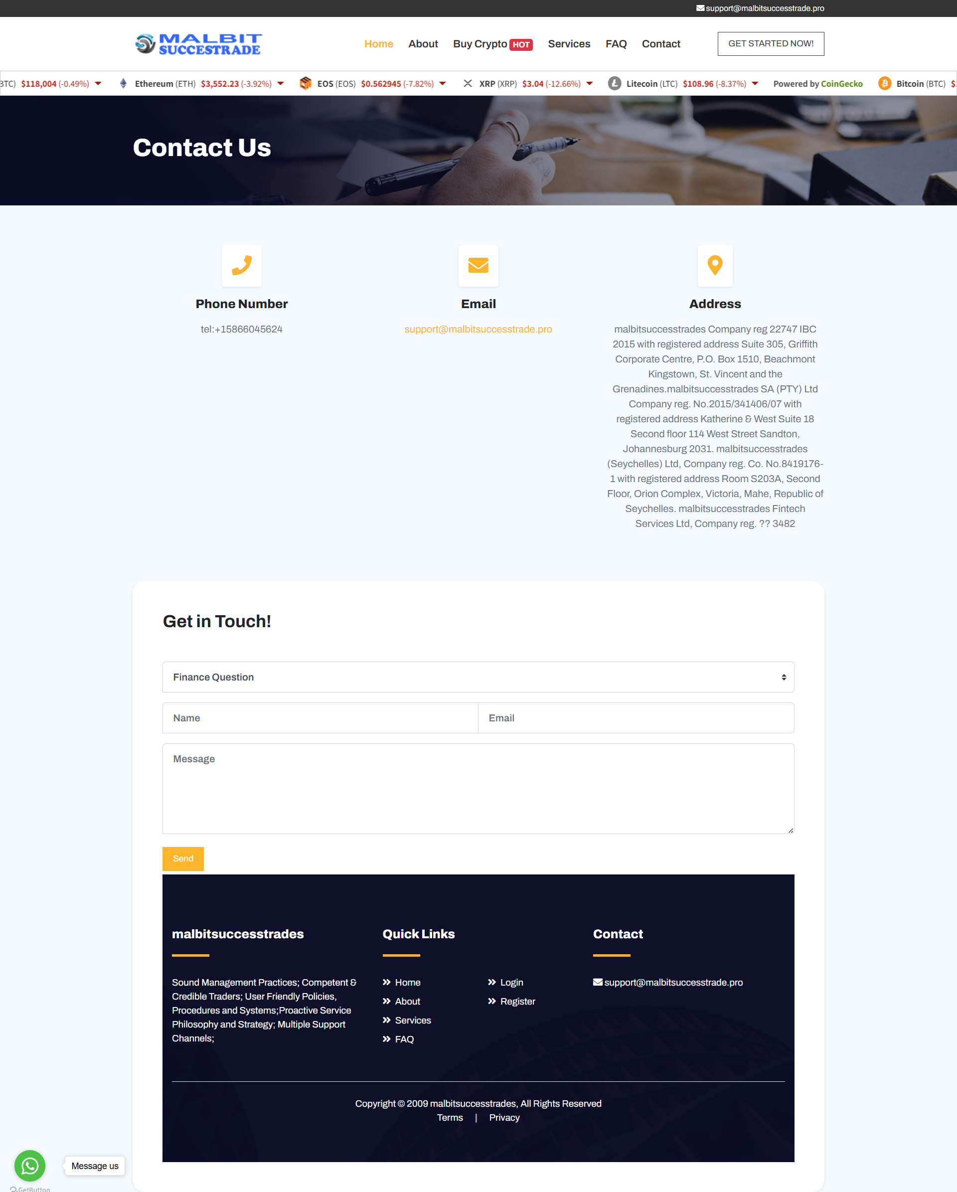 Broker Official Website