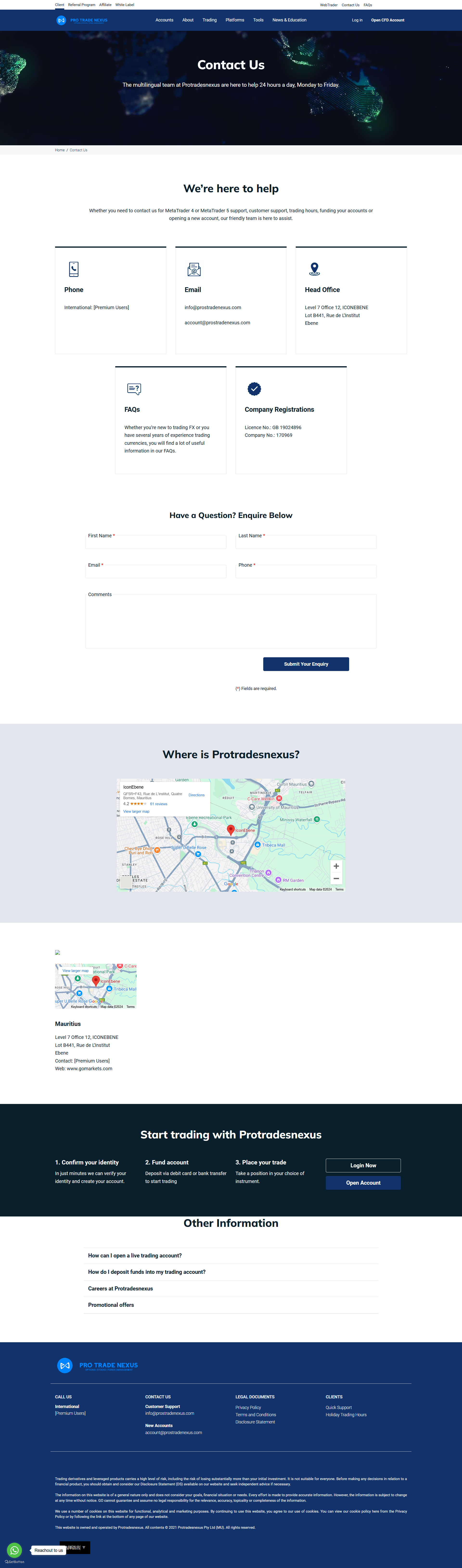 Protradesnexus Official Website