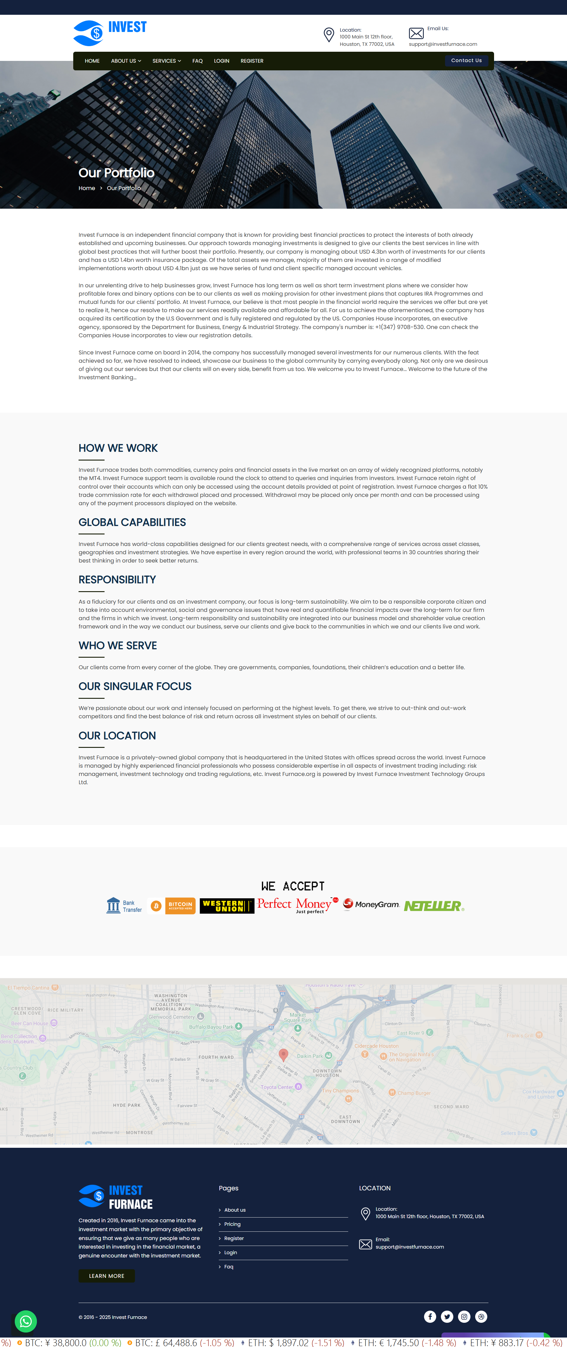 Invest Furnace Official Website
