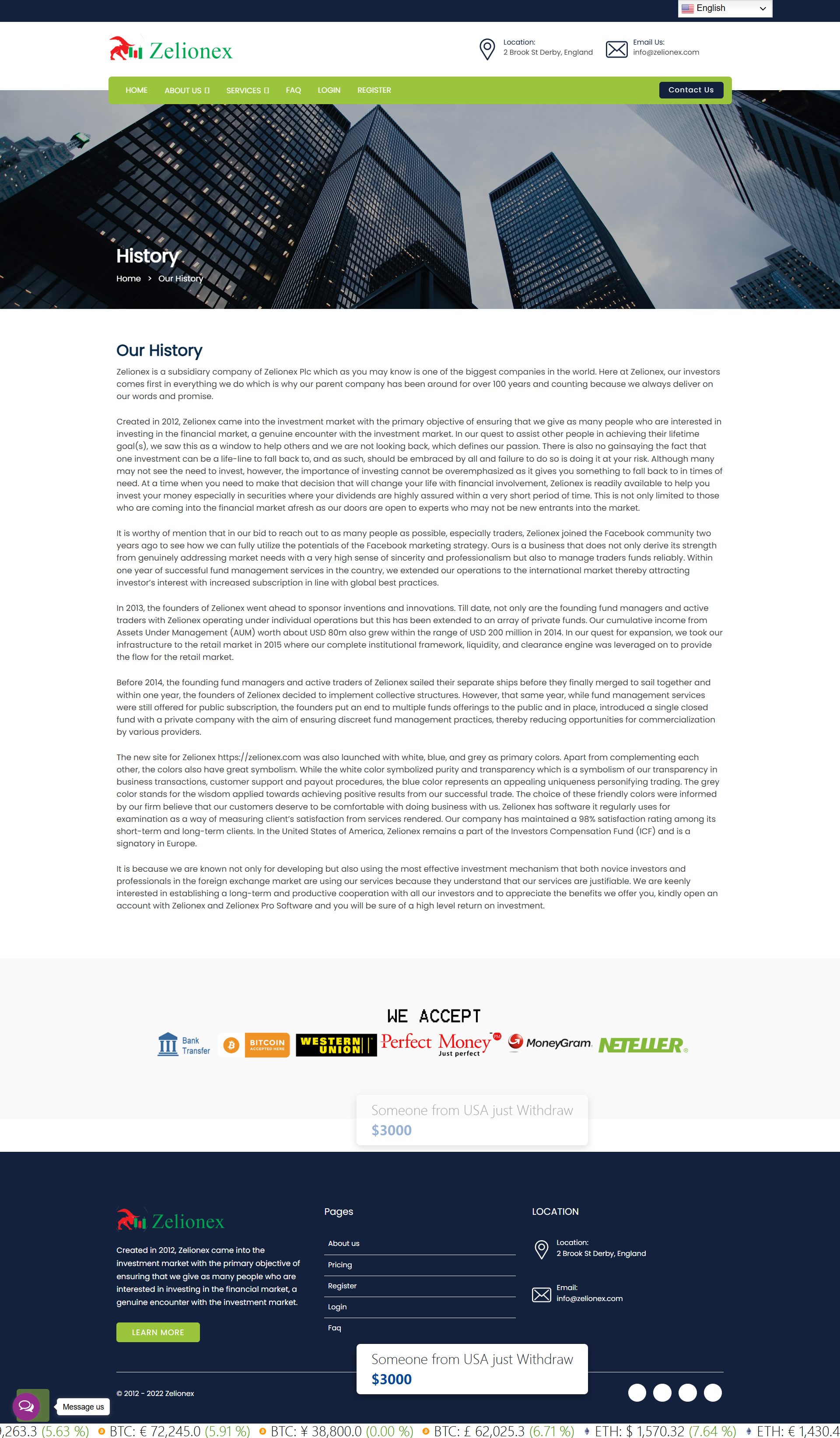 Broker Official Website