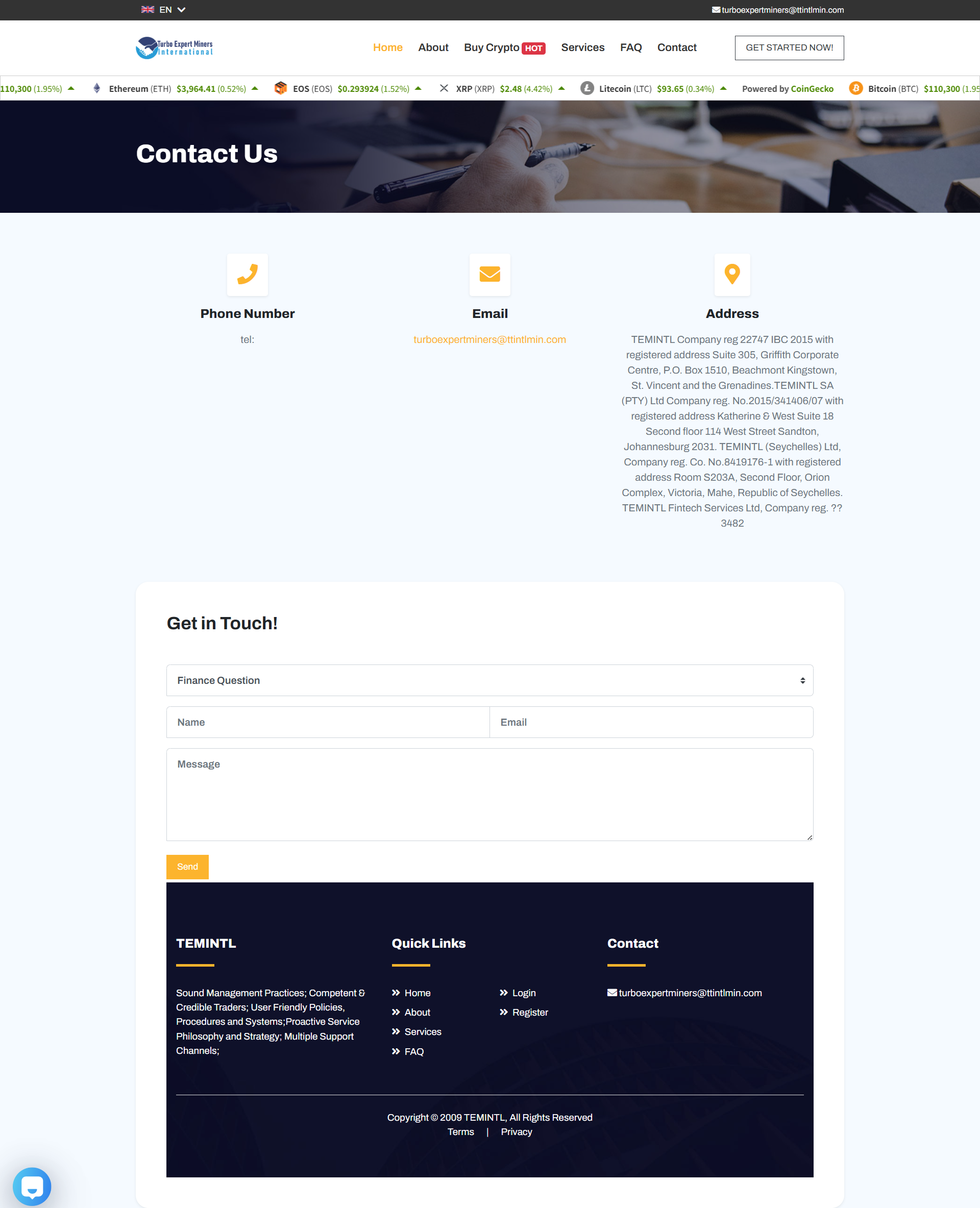 Broker Official Website