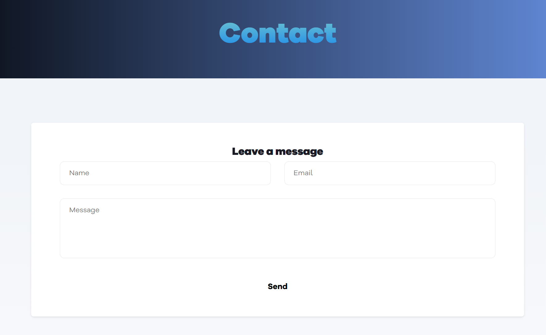 Contact Information