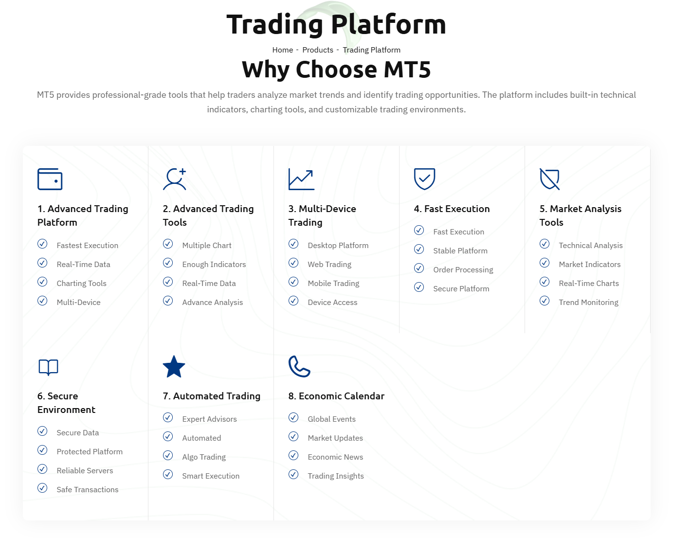 Trading Platform Information