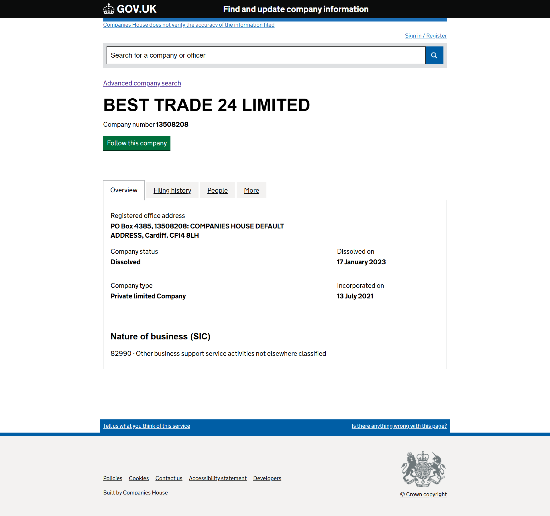 UK Companies House