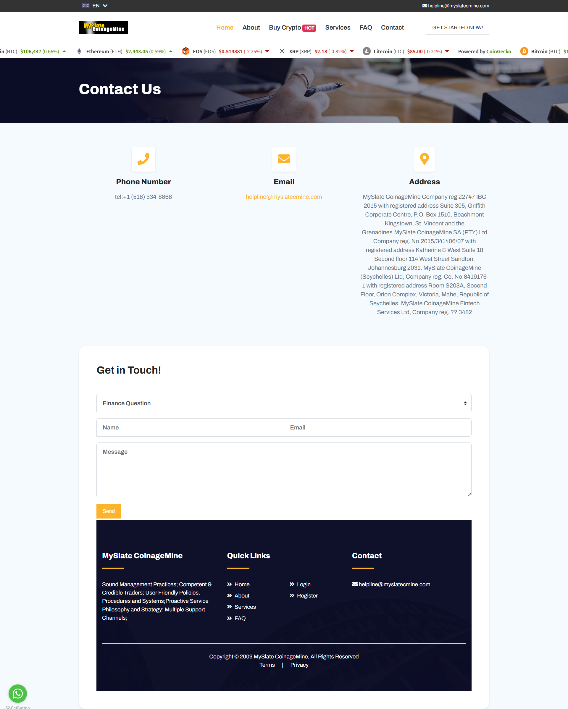 Broker Official Website