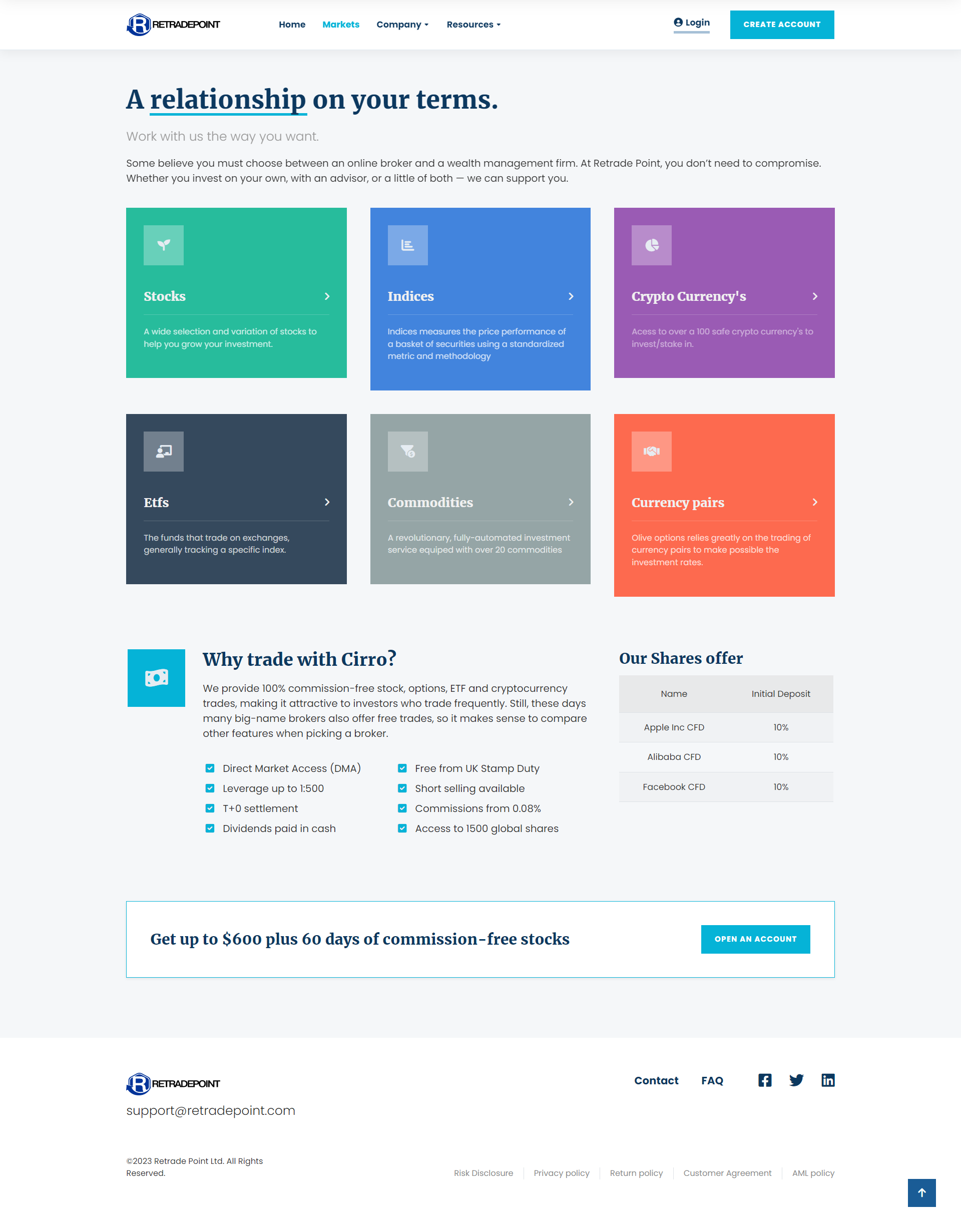 Retrade Point Official Website
