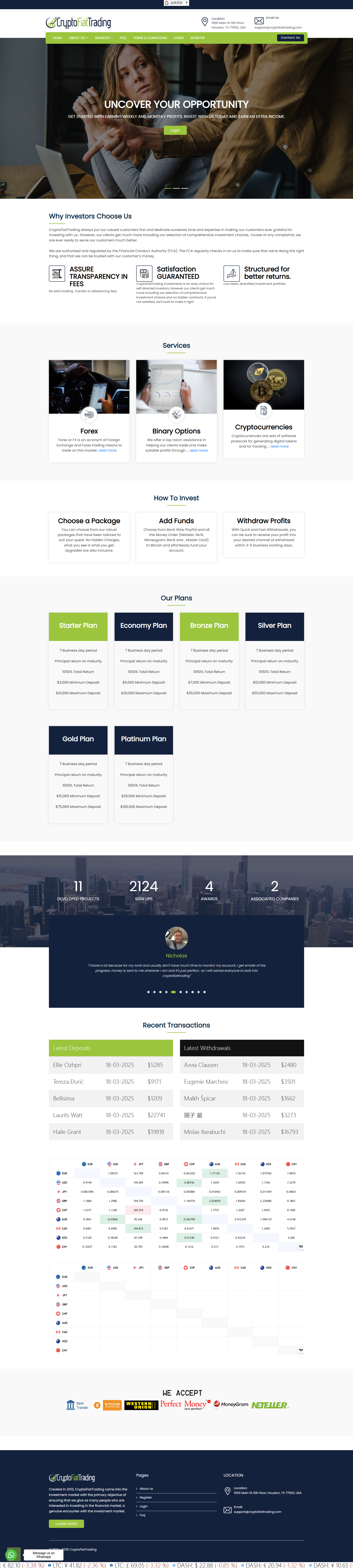 CryptoFiatTrading Official Website