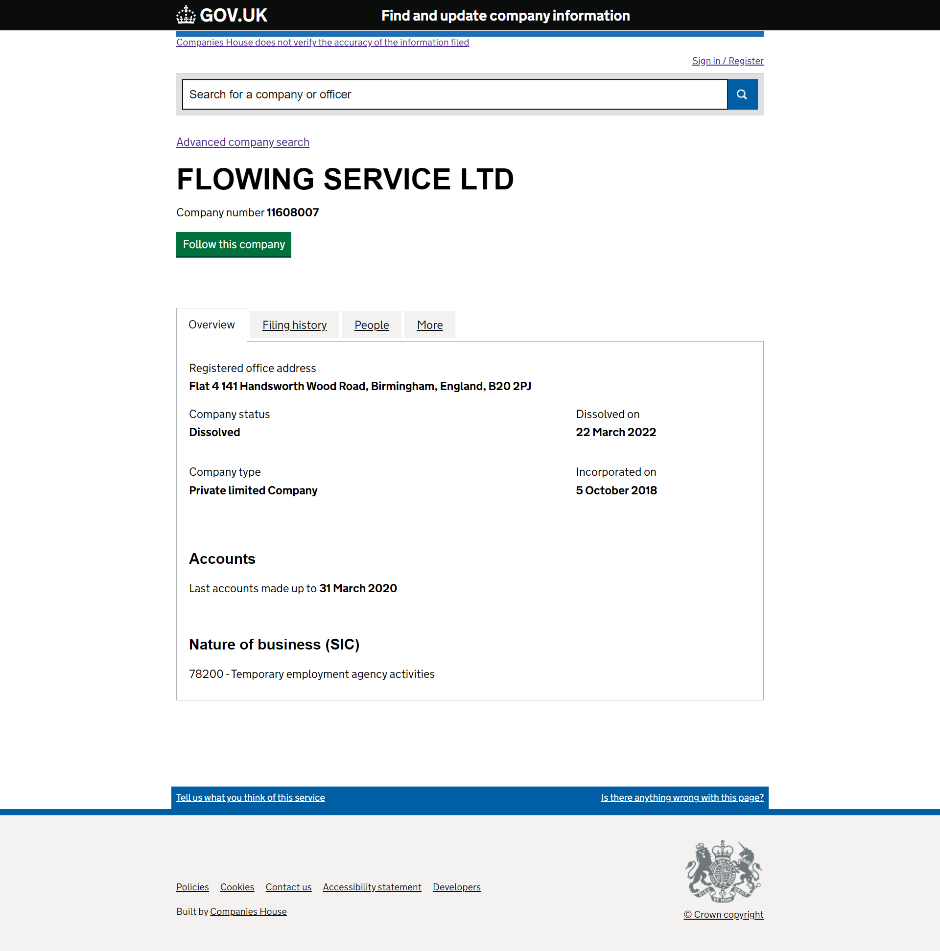 UK Companies House