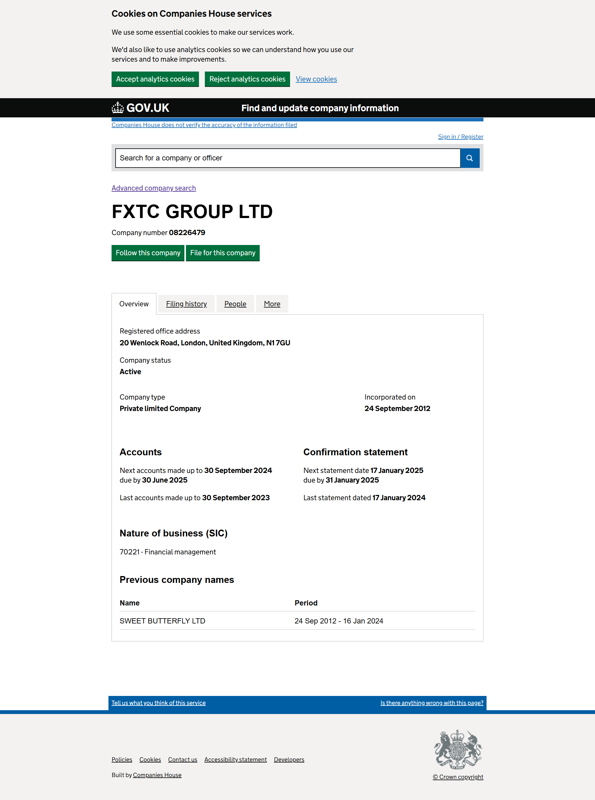UK Companies House
