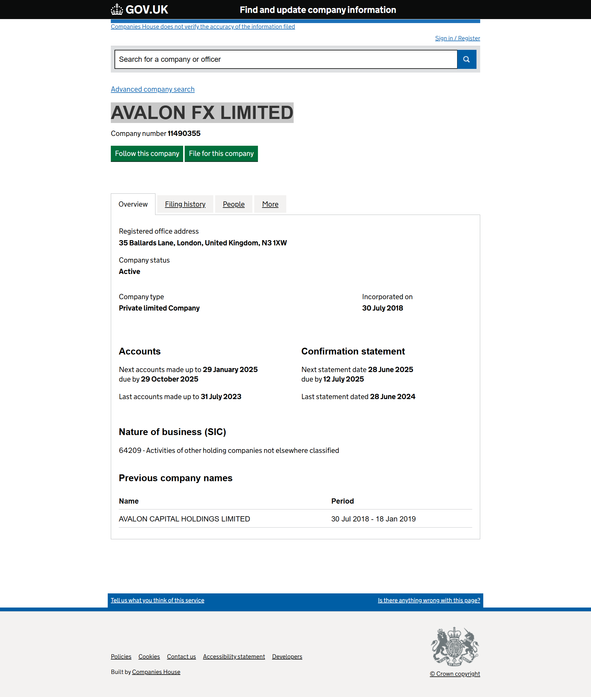 UK Companies House
