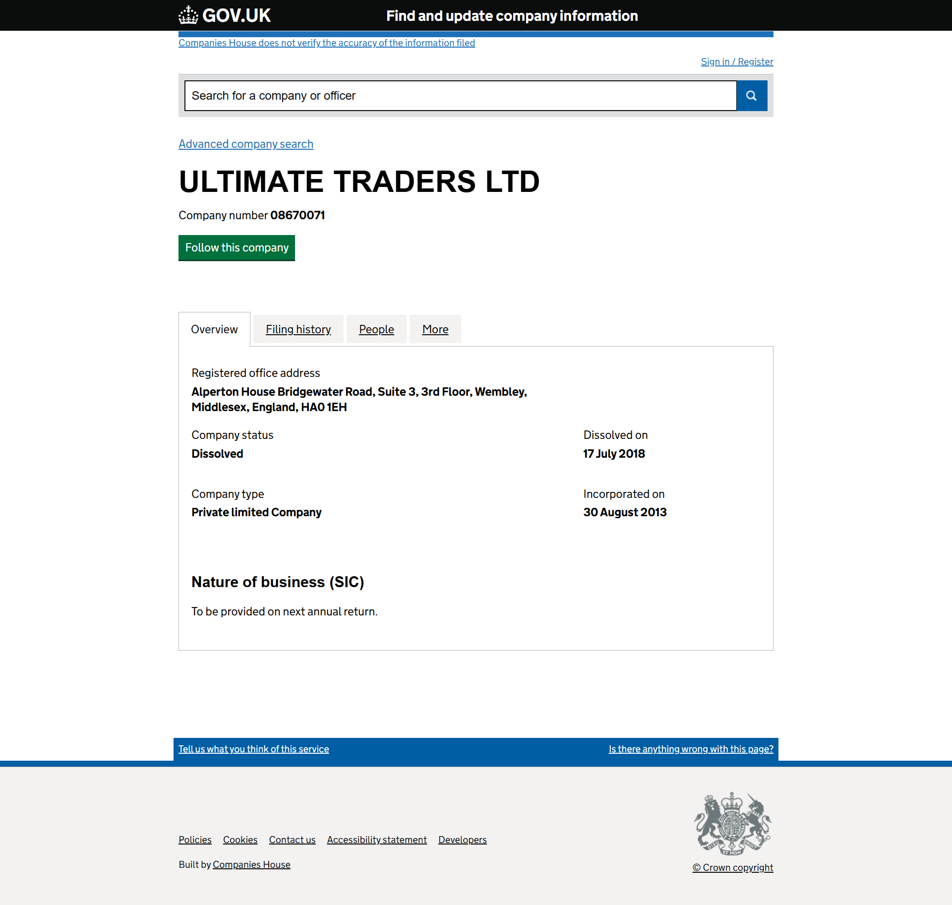 UK Companies House