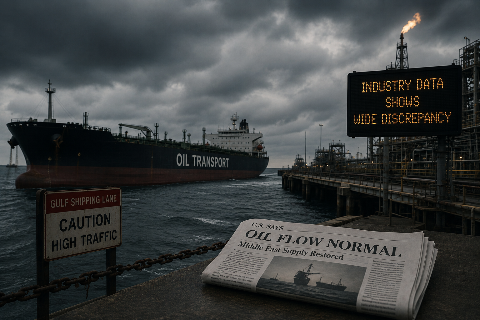 US Energy Secretary Claims Middle East Oil Flows Normalizing Amid Conflicting Shipping Data