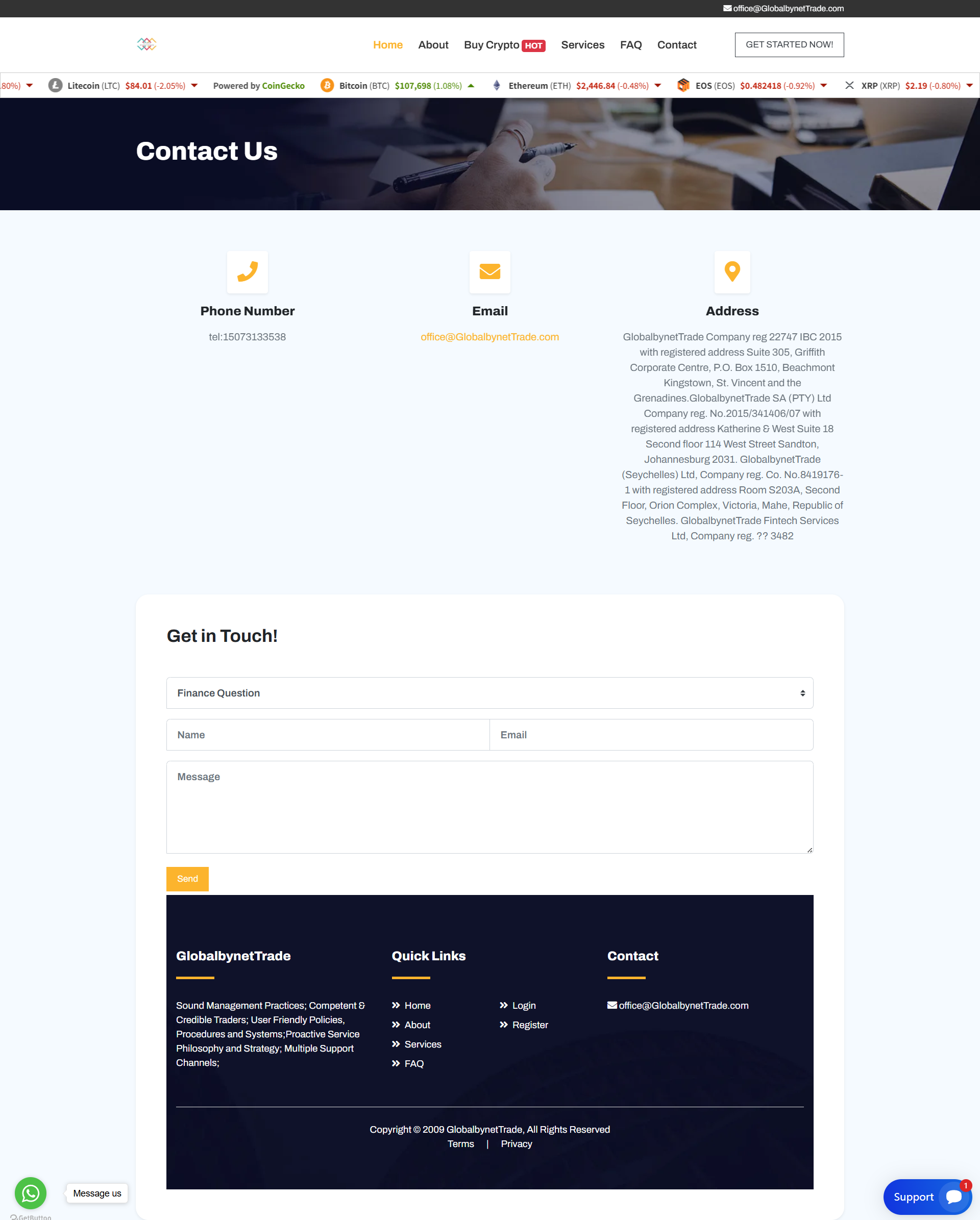 Broker Official Website