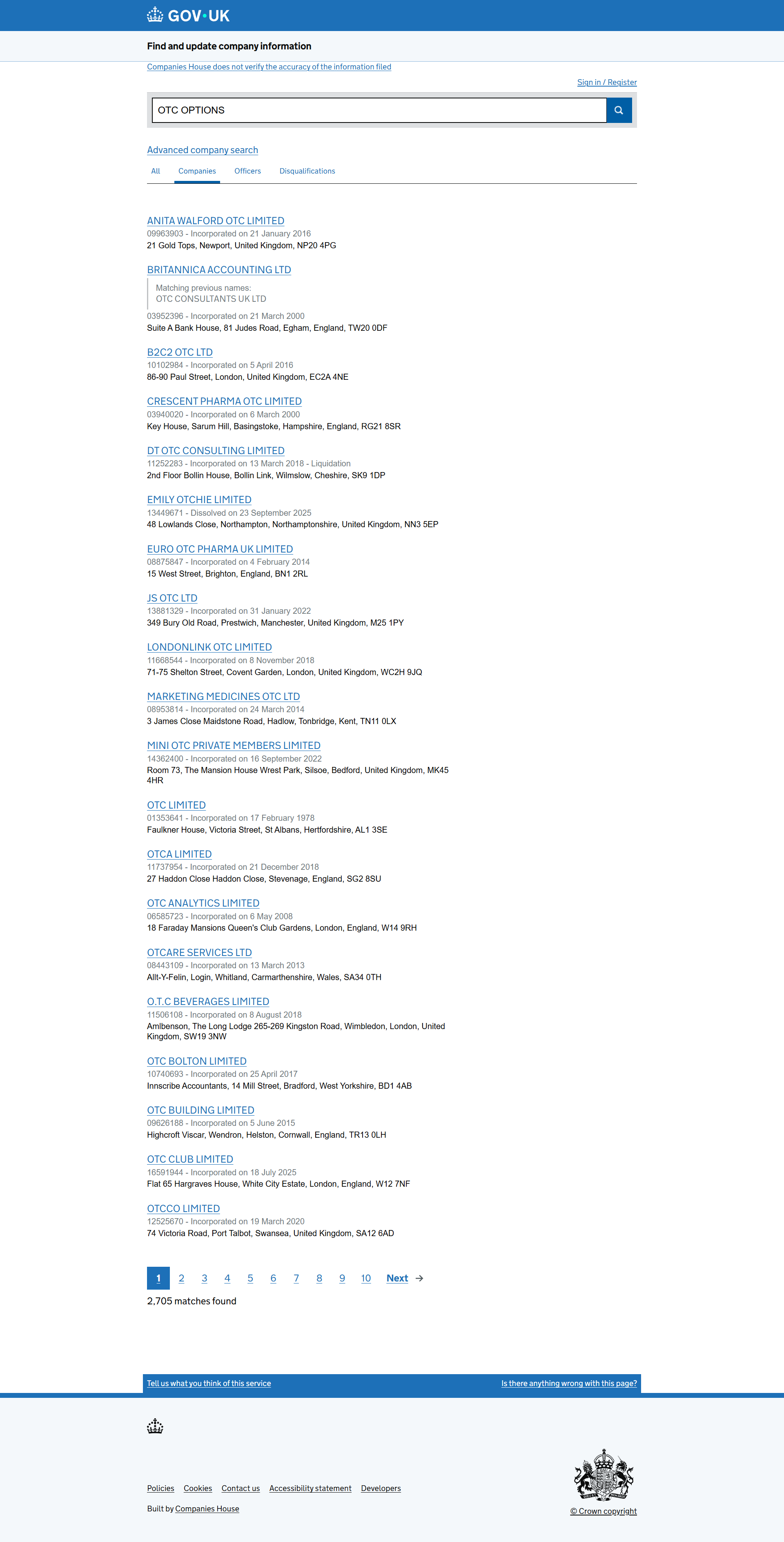 UK Companies House