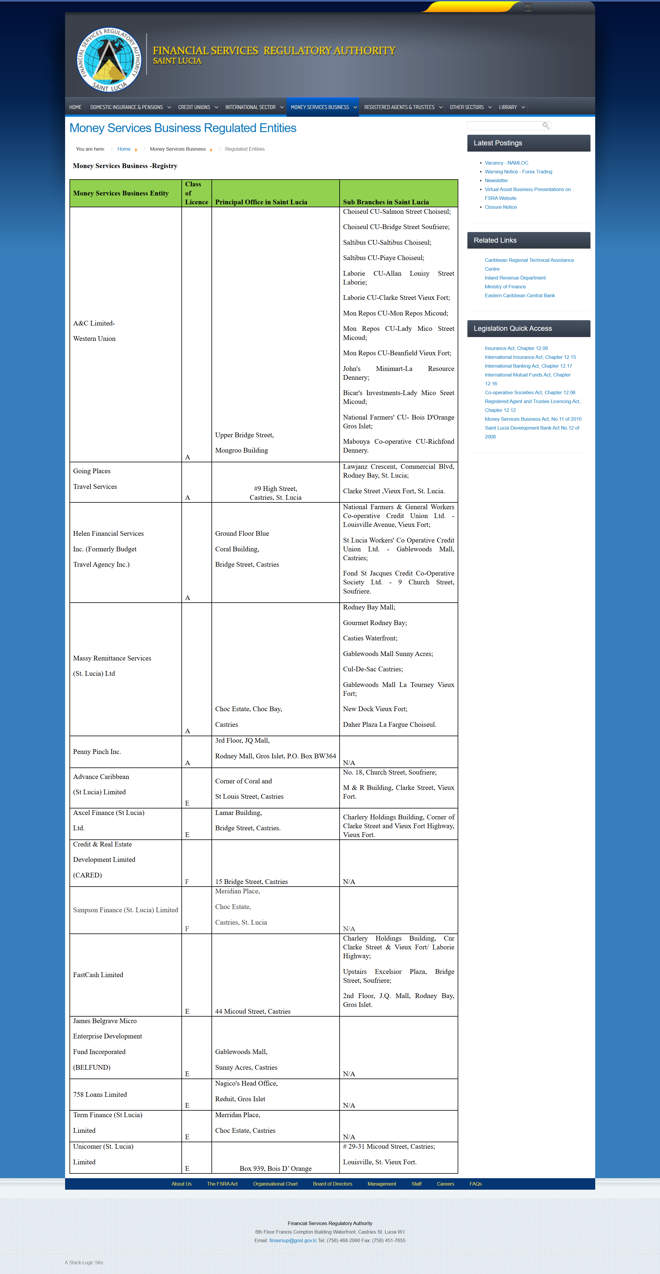 Regulatory Information Inquiry