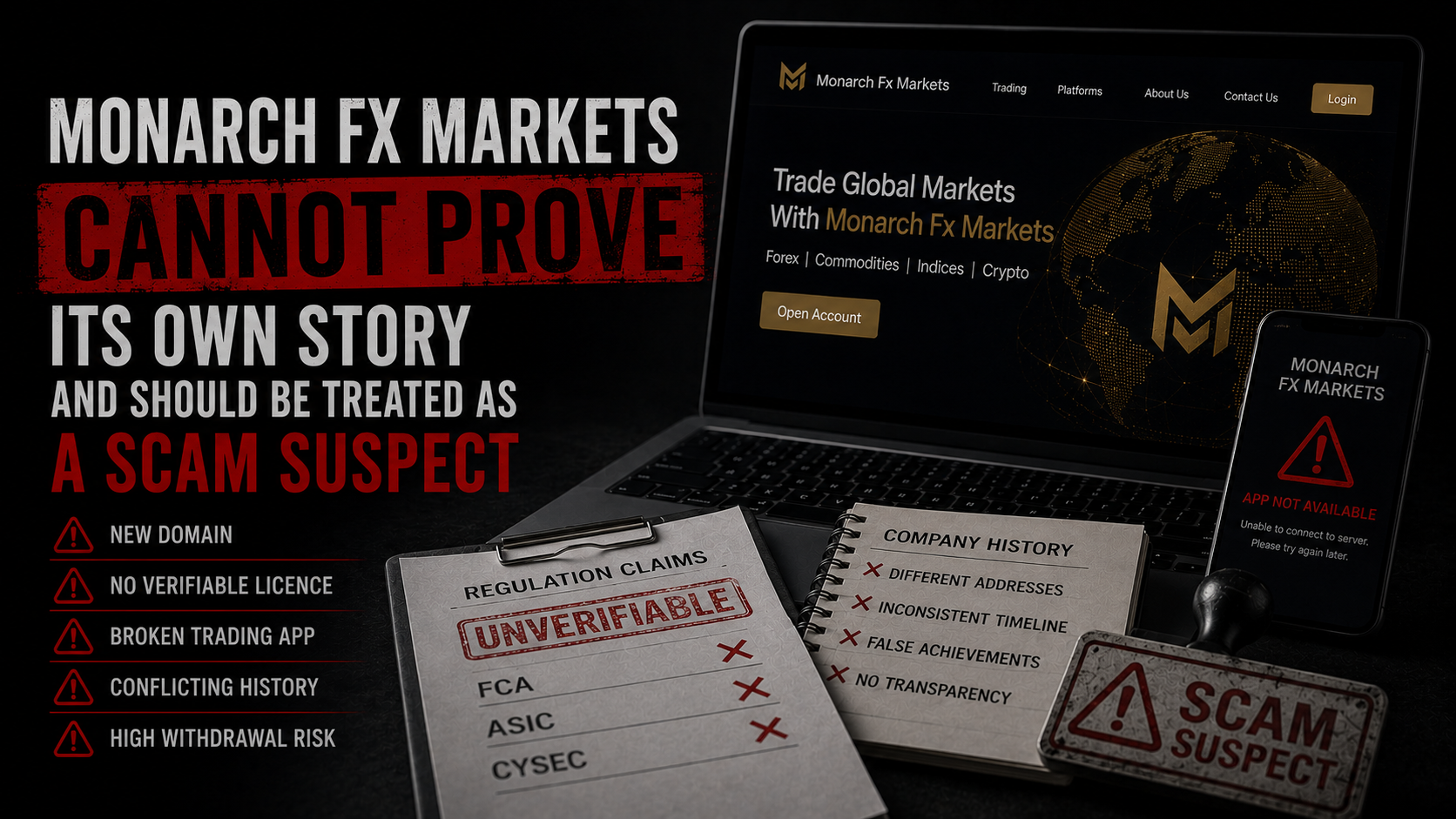 Monarch Fx Markets 域名只有133天，前身Metawave FX