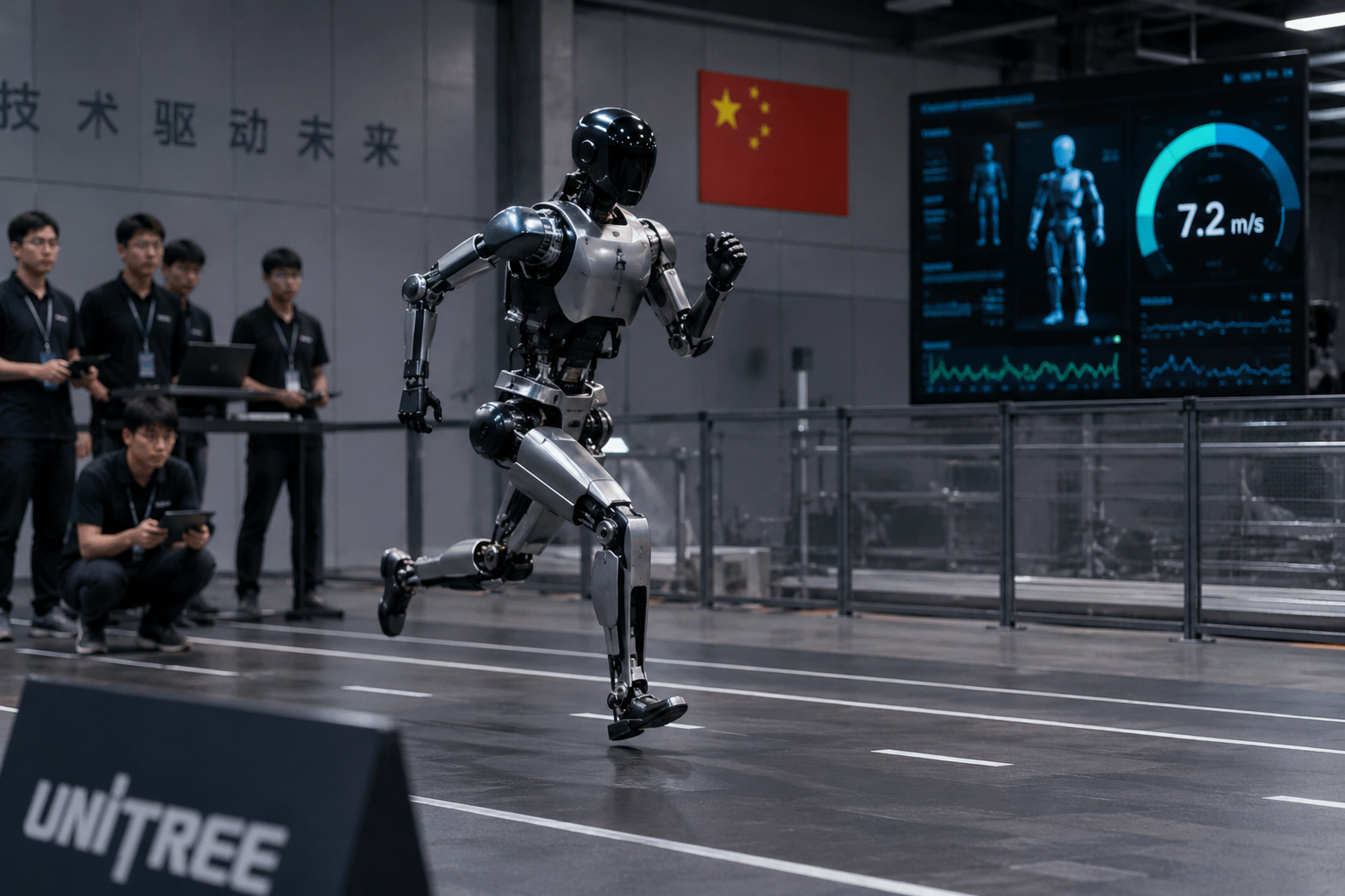 Chinese Robot Maker Unitree Unveils Humanoid Robot Surpassing Bolt’s Speed Ahead of IPO