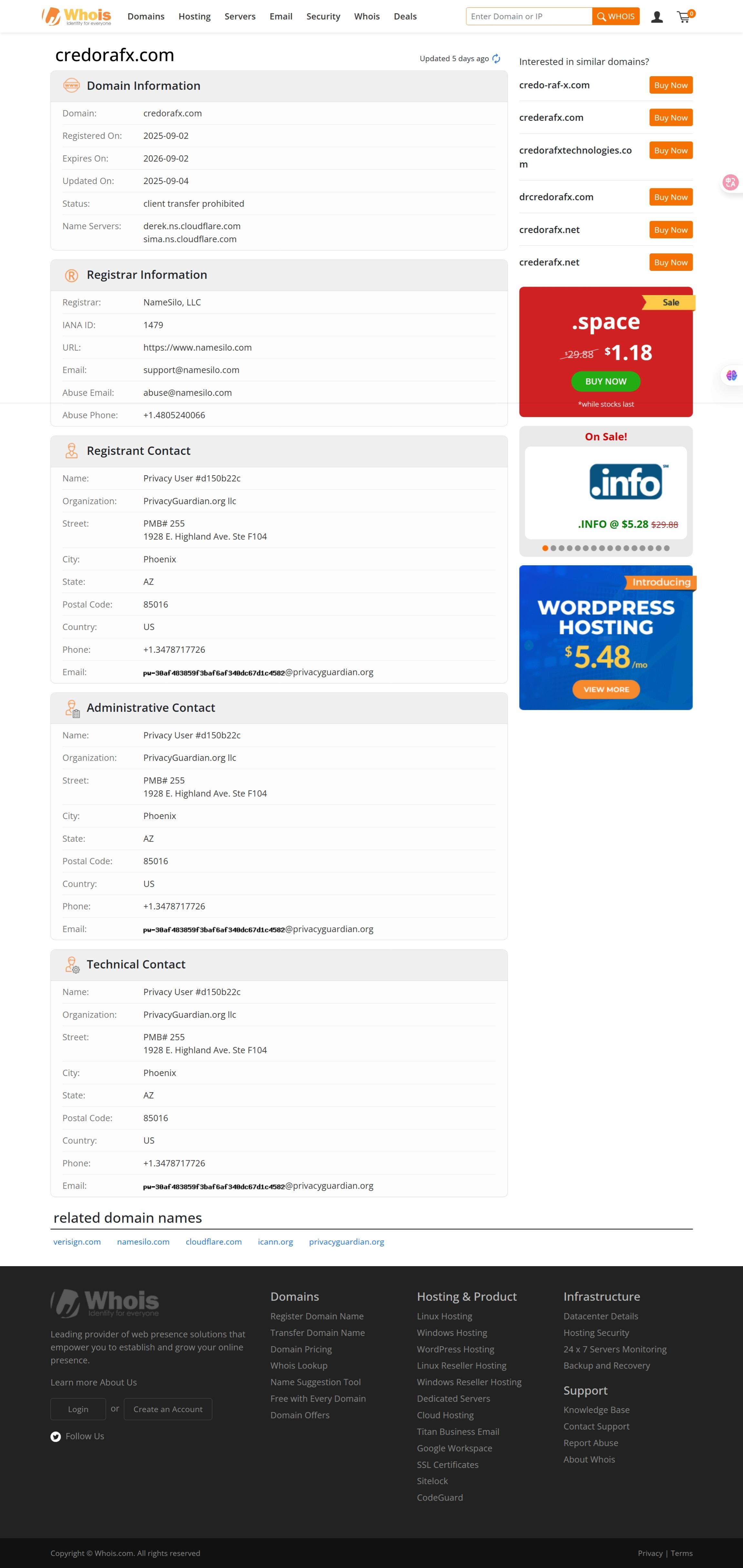 whois