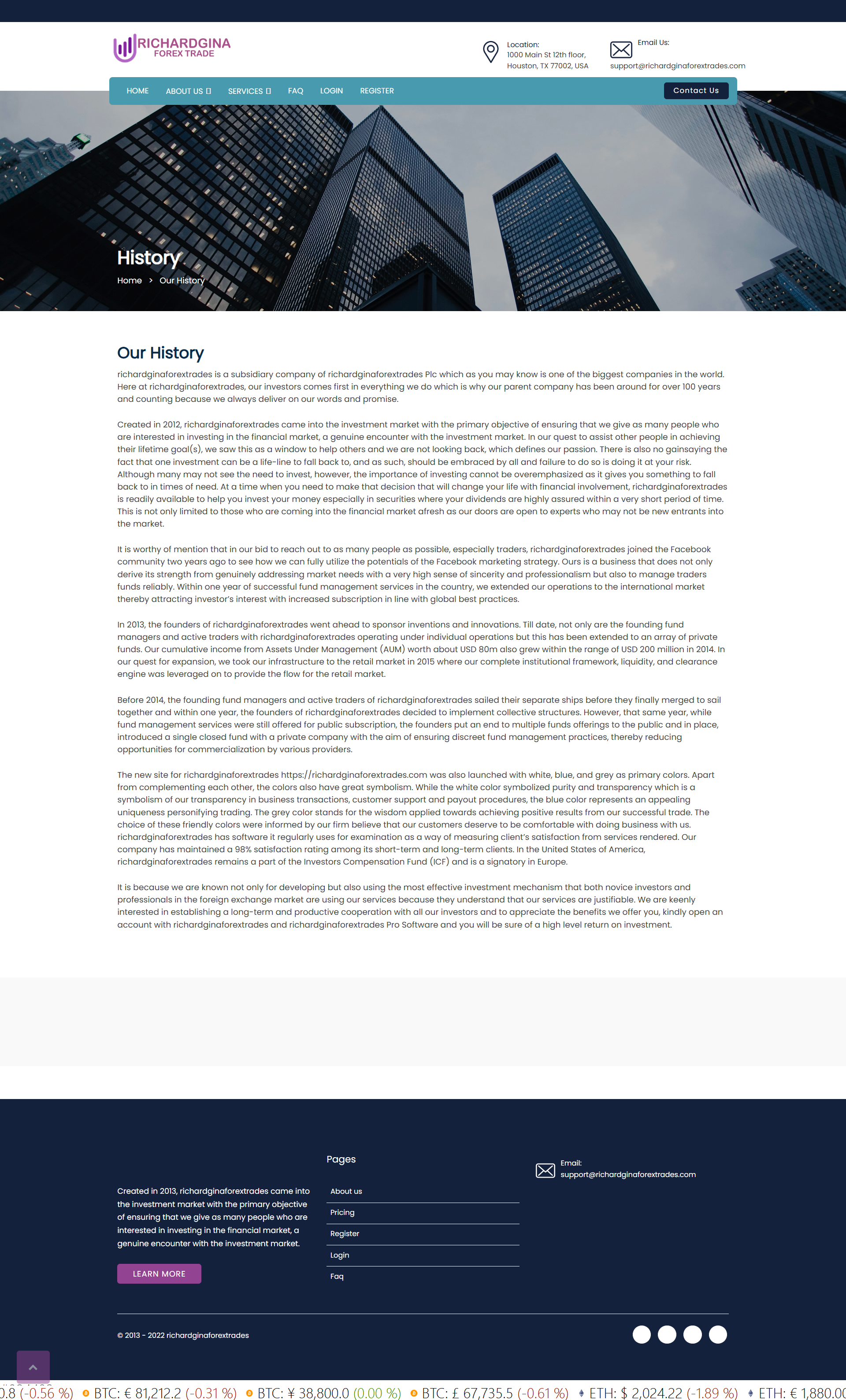 richardginaforextrades Official Website
