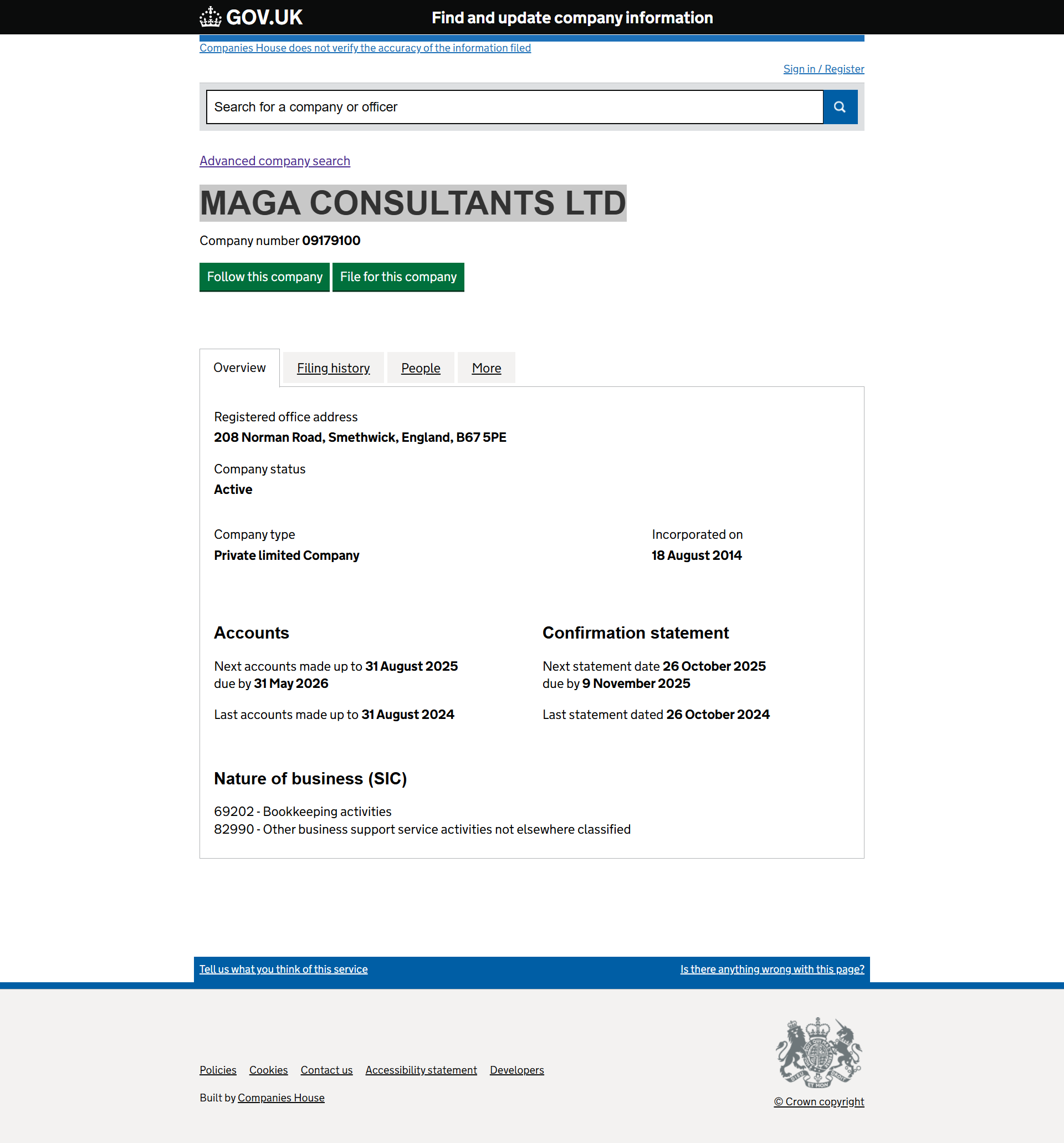 UK Companies House