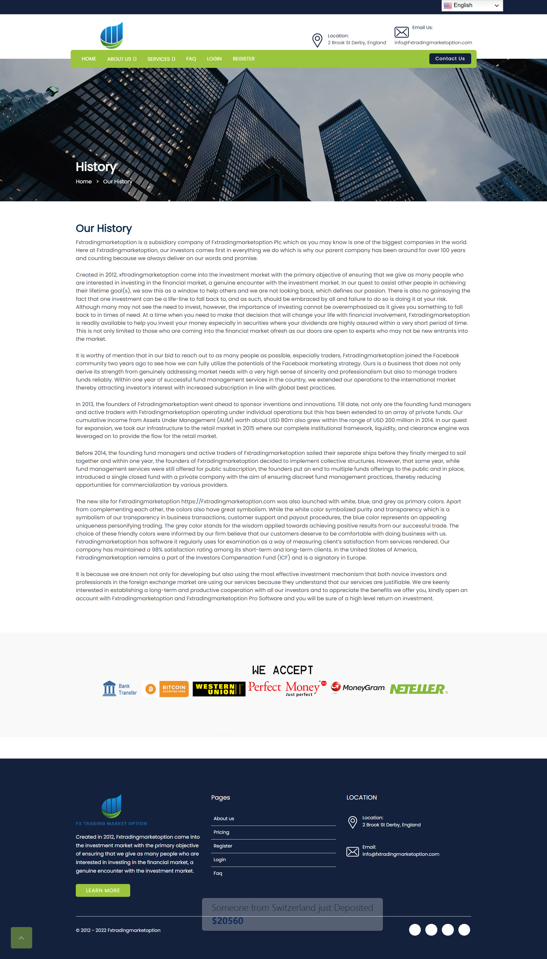 Broker Official Website