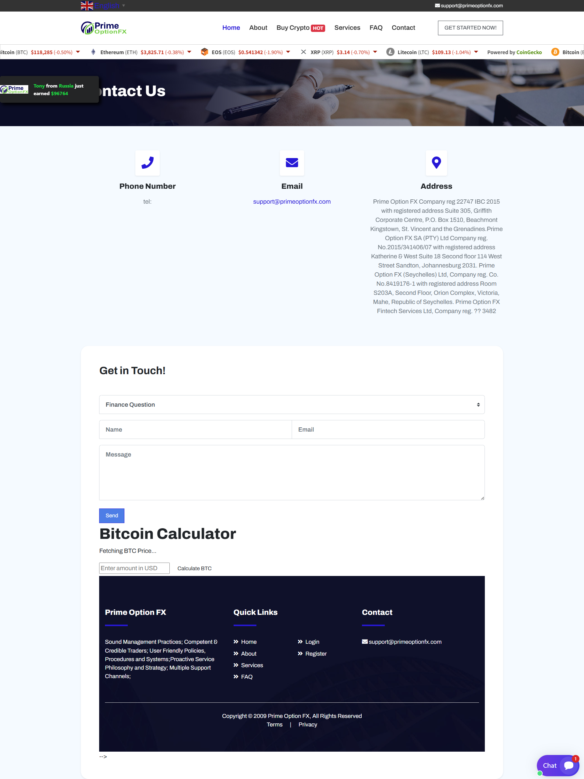 Broker Official Website