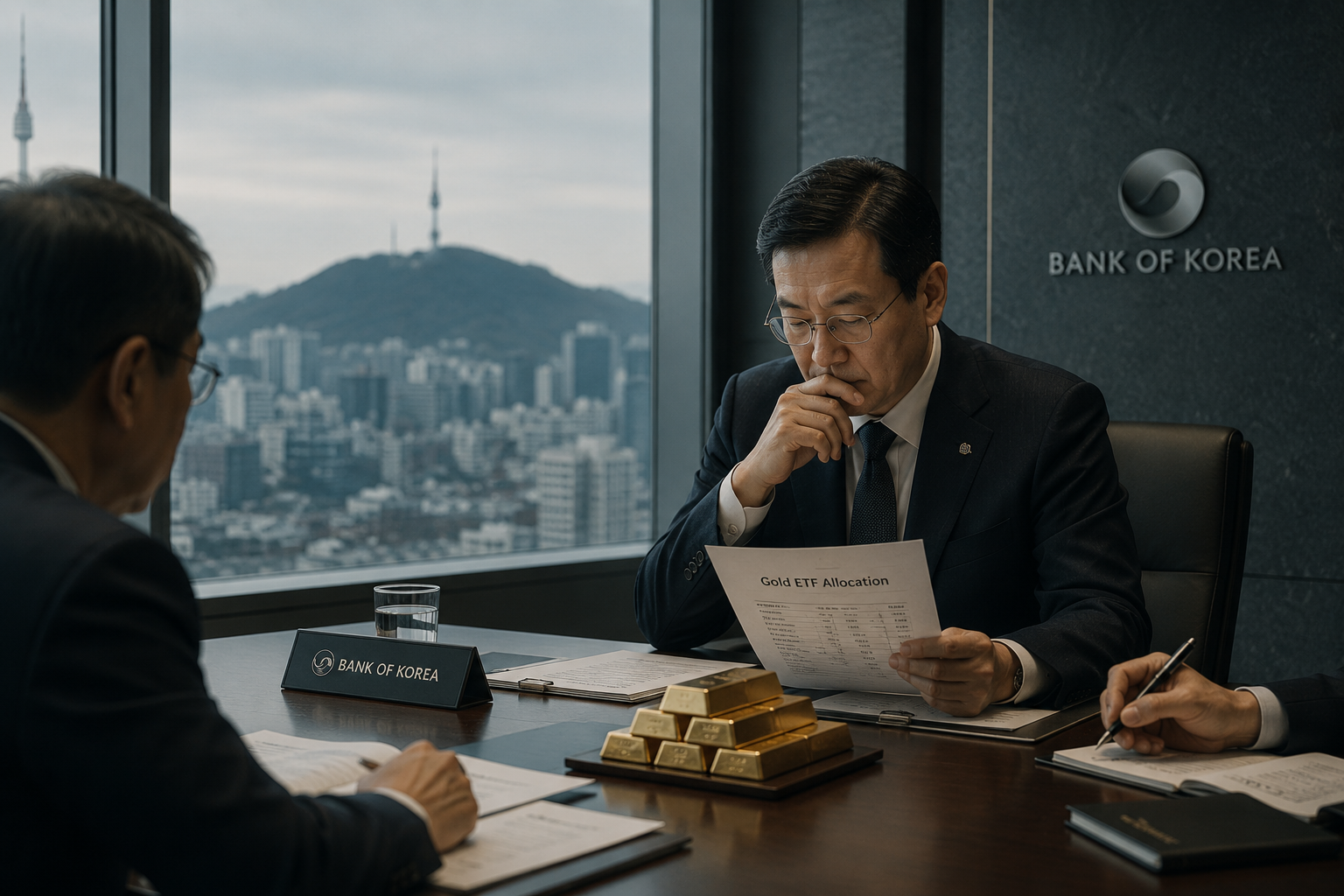 South Korea's Central Bank Adds $250 Million in Gold ETFs After 13 Years