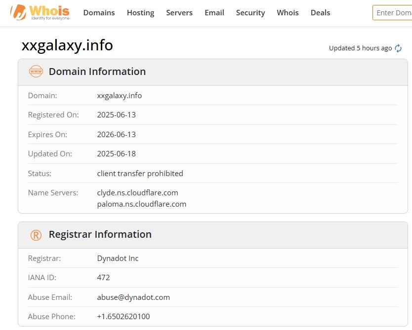 Website registration time