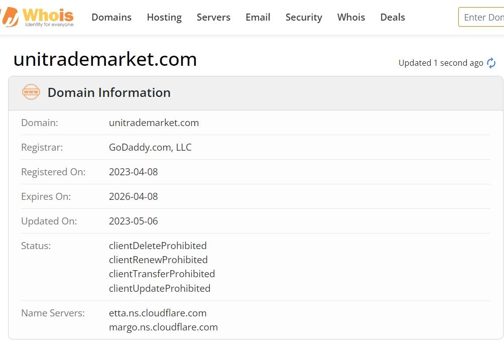 Enterprise domain name registration time