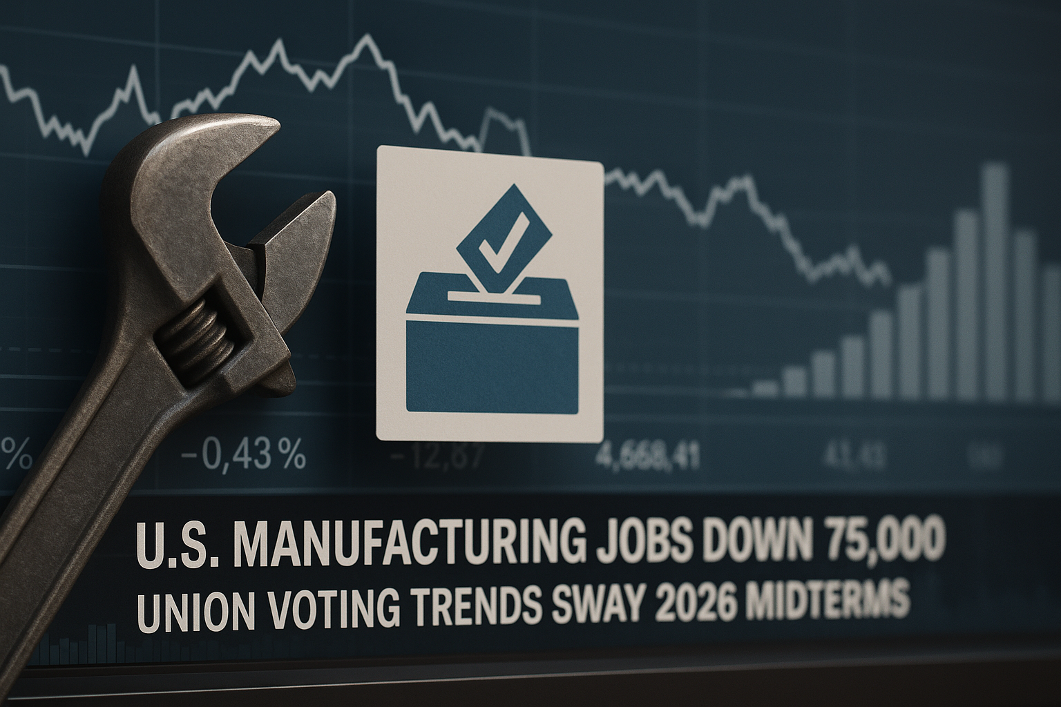 US Manufacturing Jobs Decline by 75,000 Amid Union Vote Shifts Ahead of 2026 Midterms