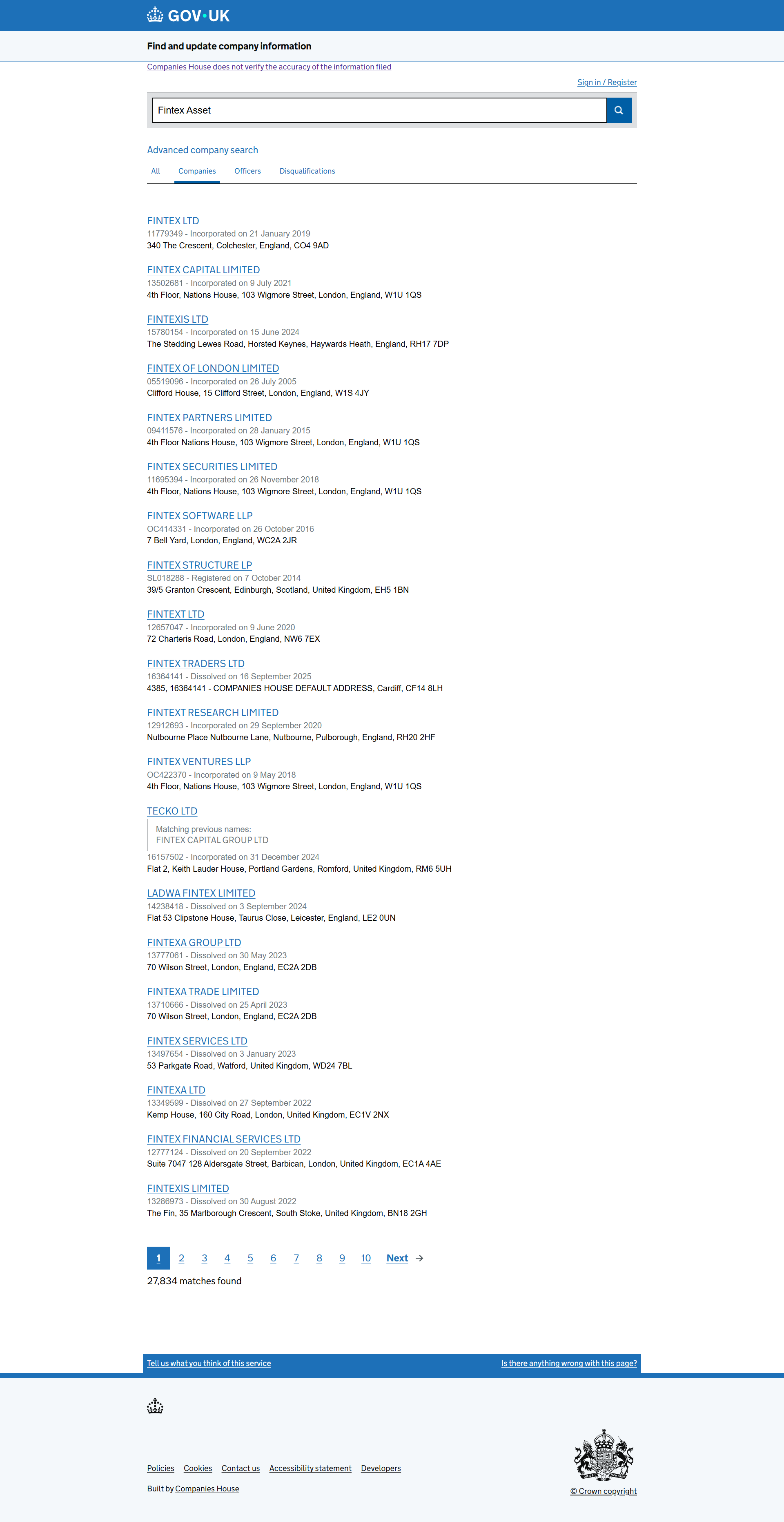 UK Companies House