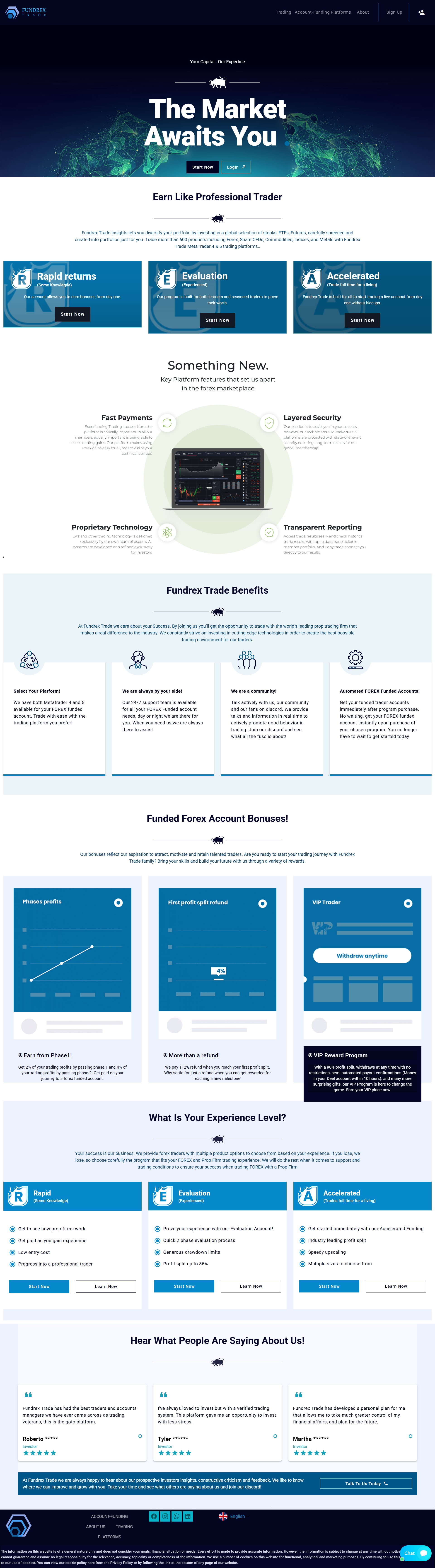 Fundrex Trade Official Website