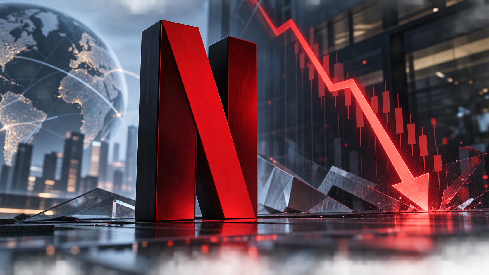 Saham Netflix jatuh bawah AS$65 susulan sasaran iklan dipotong