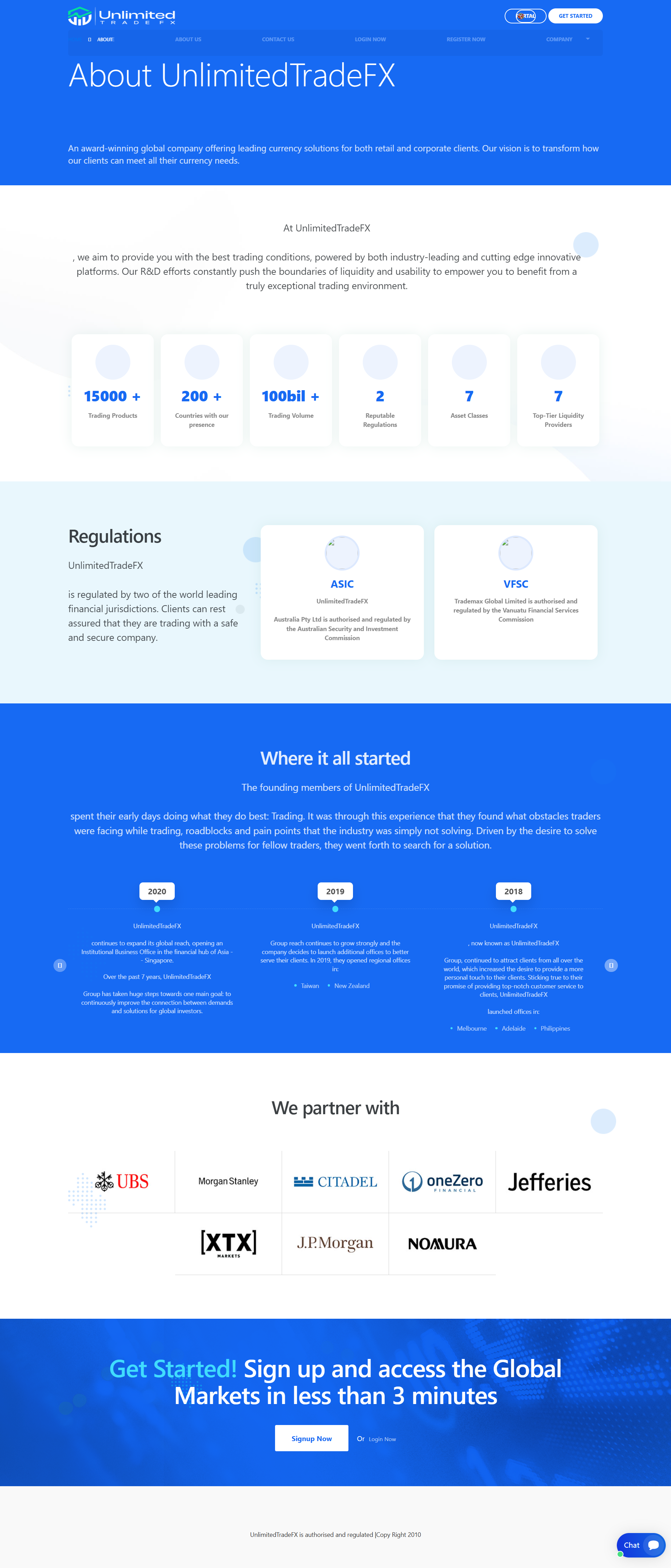 UnlimitedTradeFX Official Website