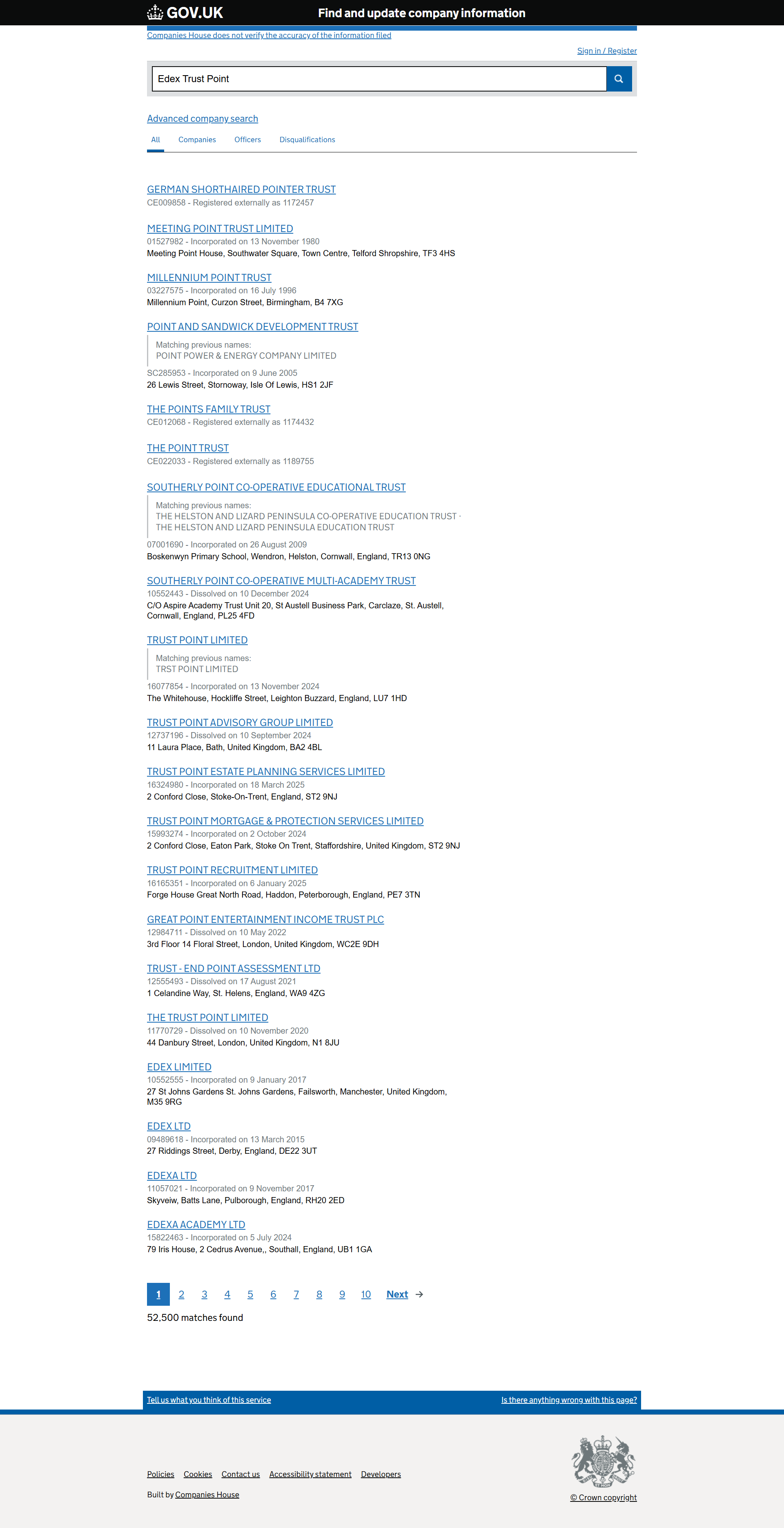 UK Companies House