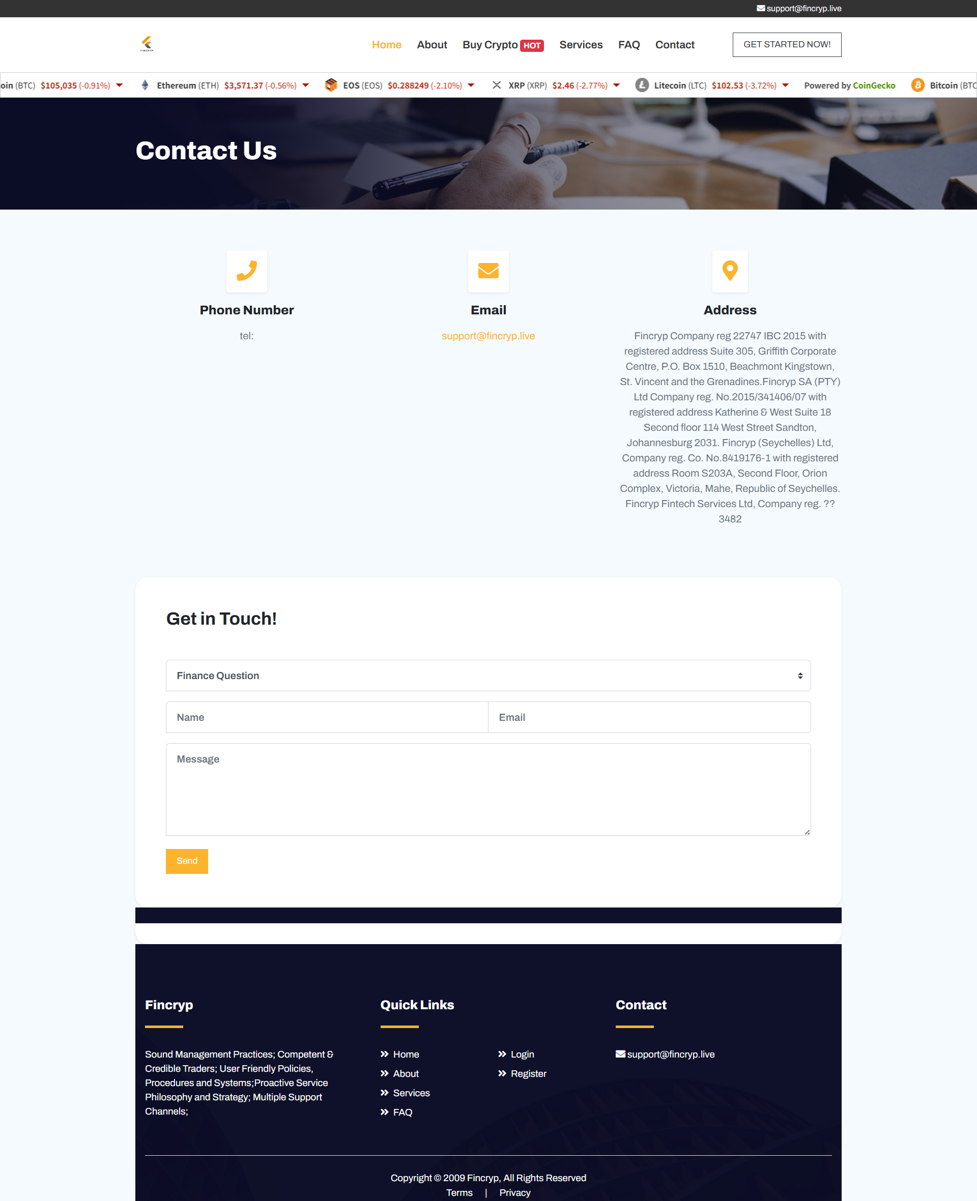 Broker Official Website