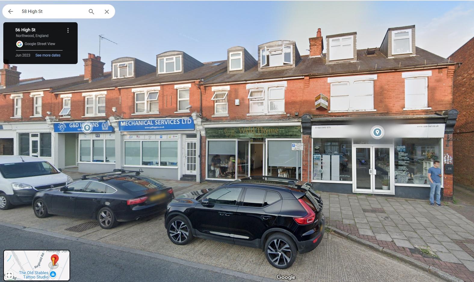 The street view of gnexus4's registered address as shown on Google Maps