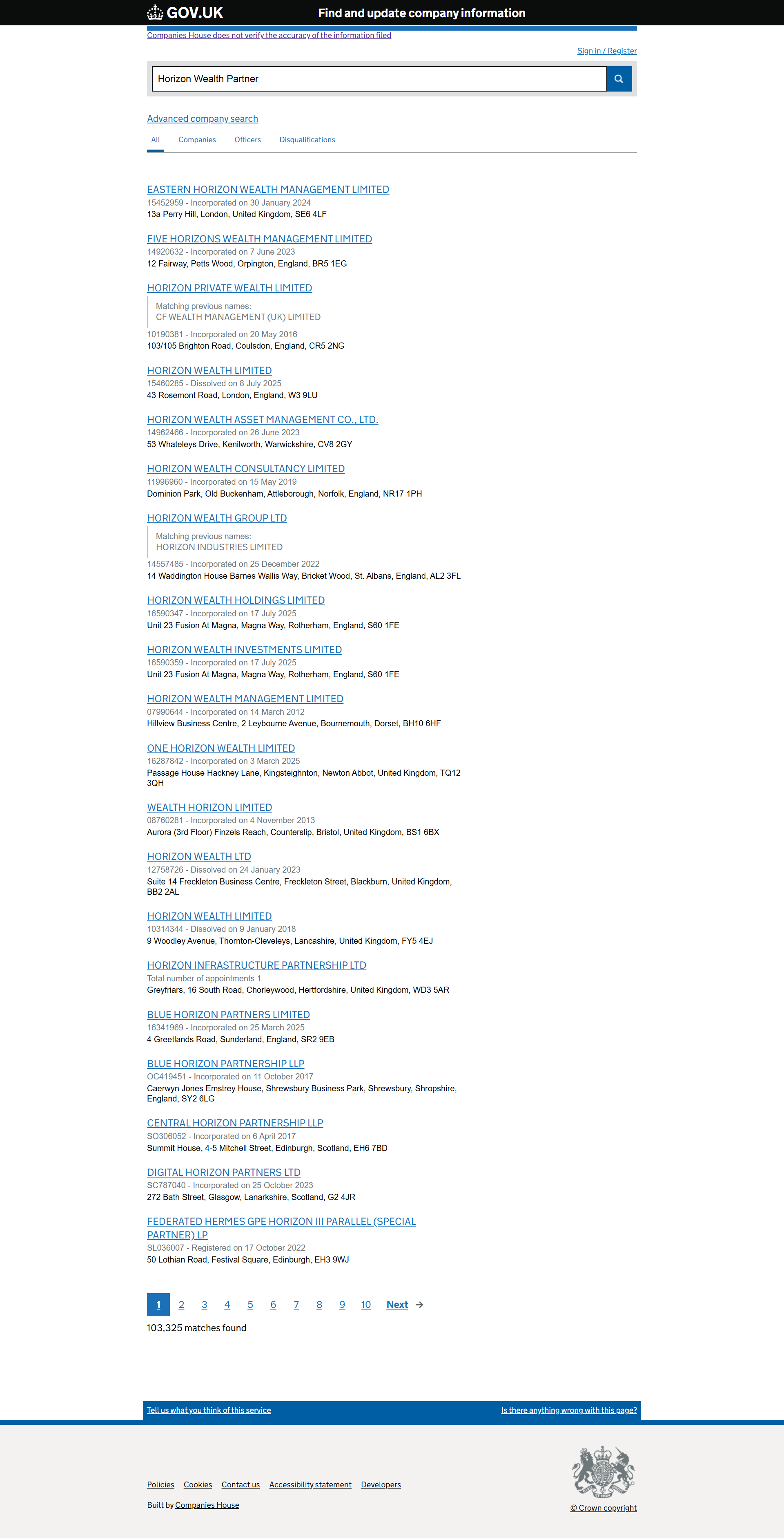UK Companies House