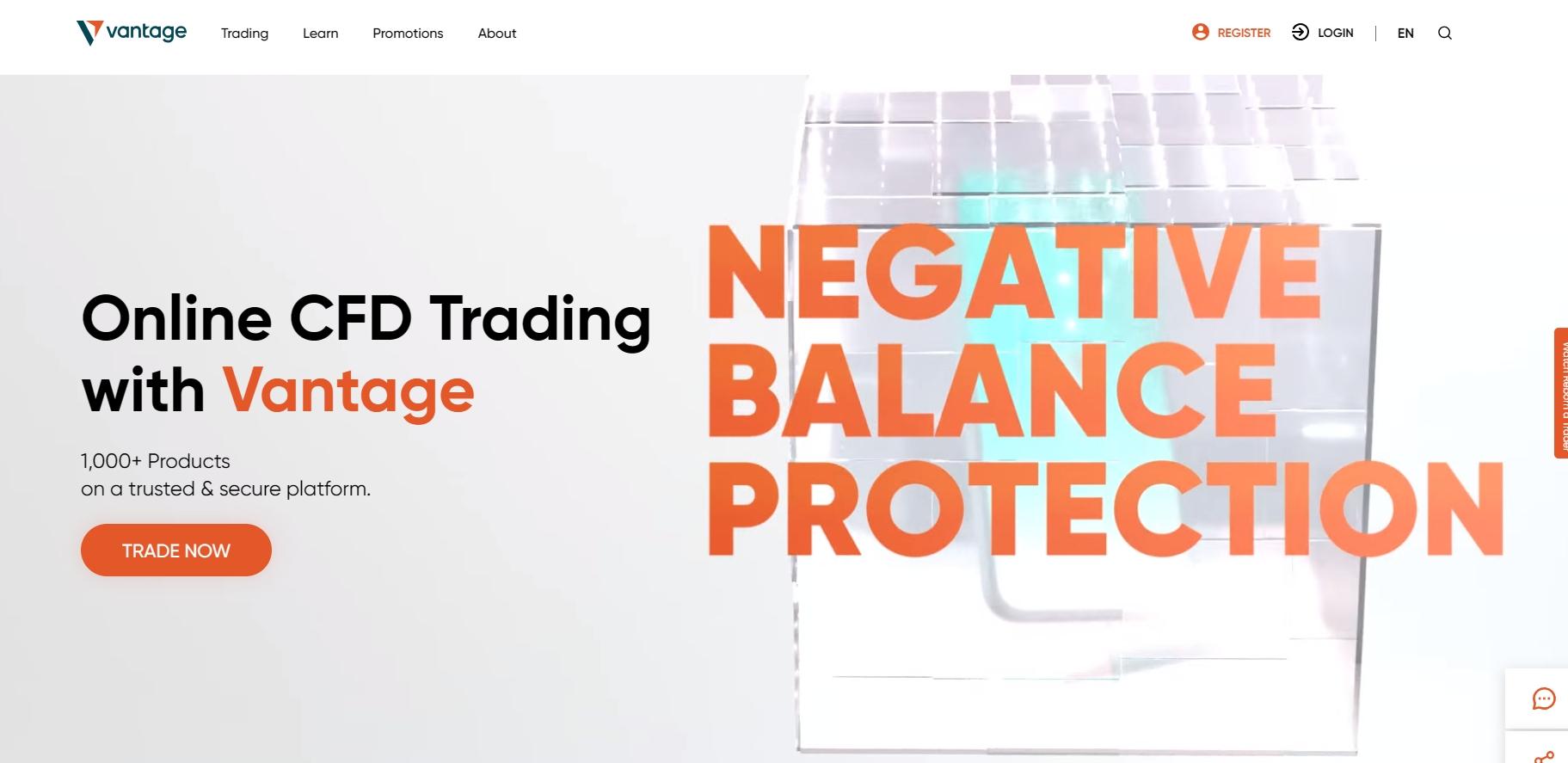 Vantage official website