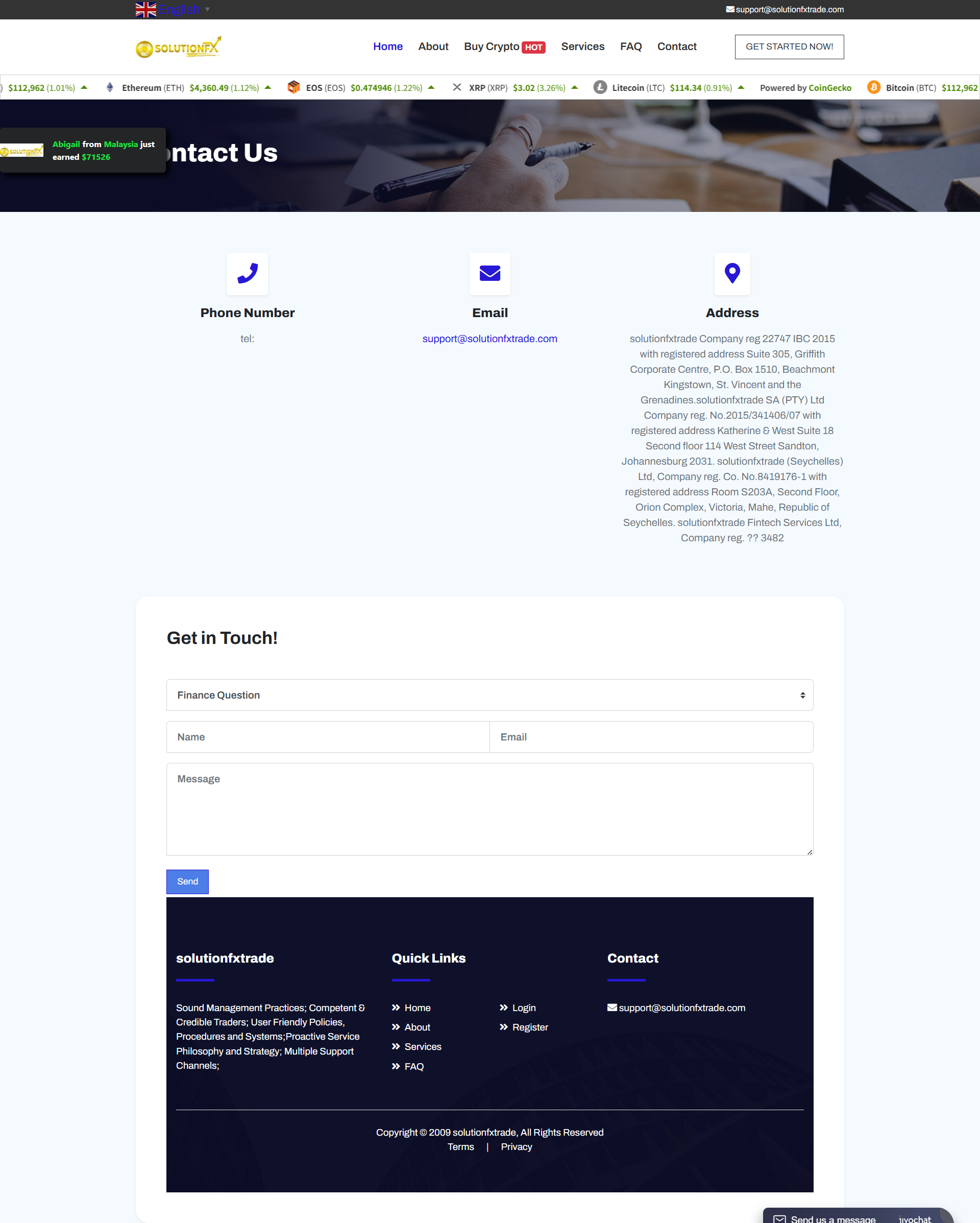 Broker Official Website