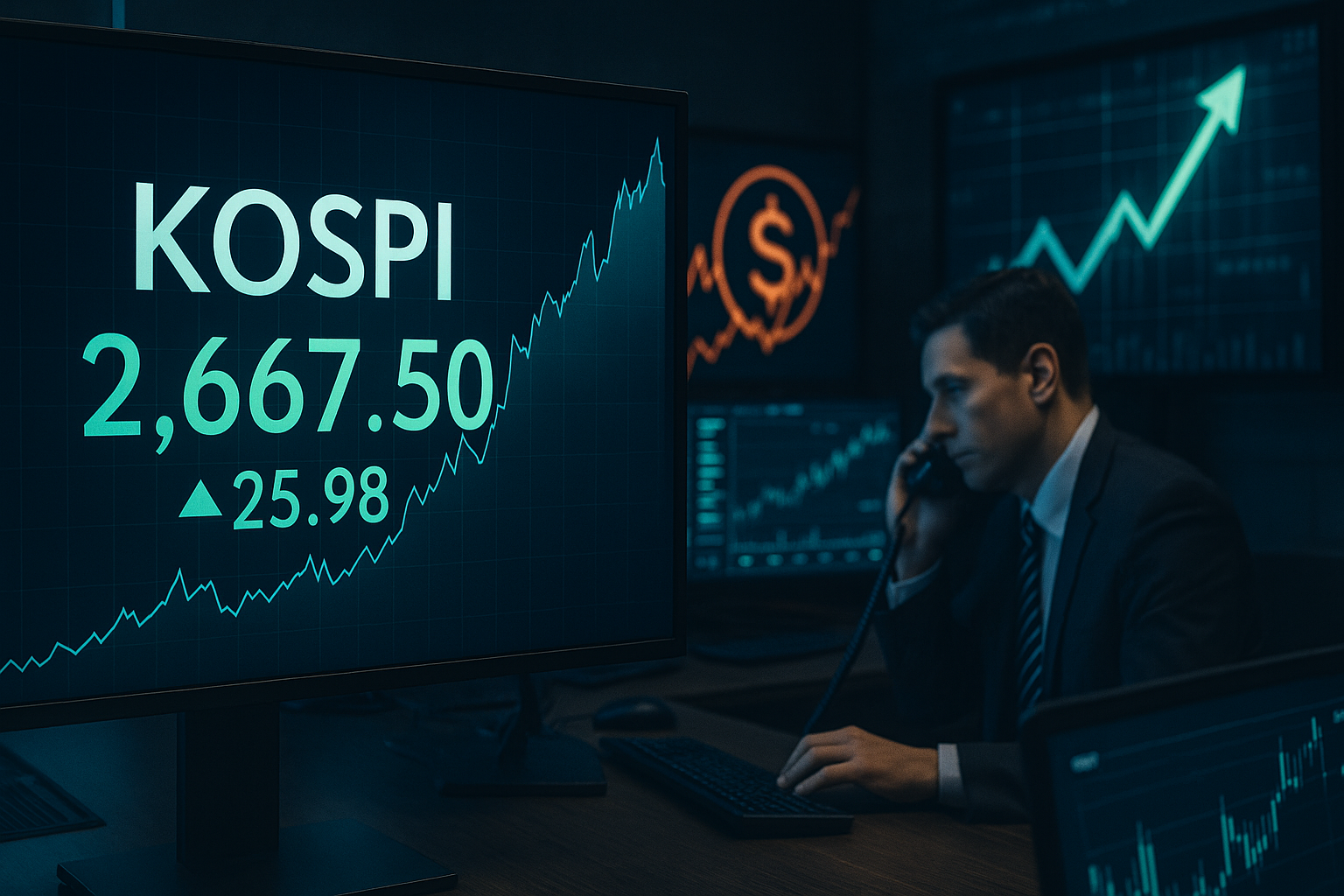 South Korea’s KOSPI Rises as Fed’s Waller Signals September Rate Hold