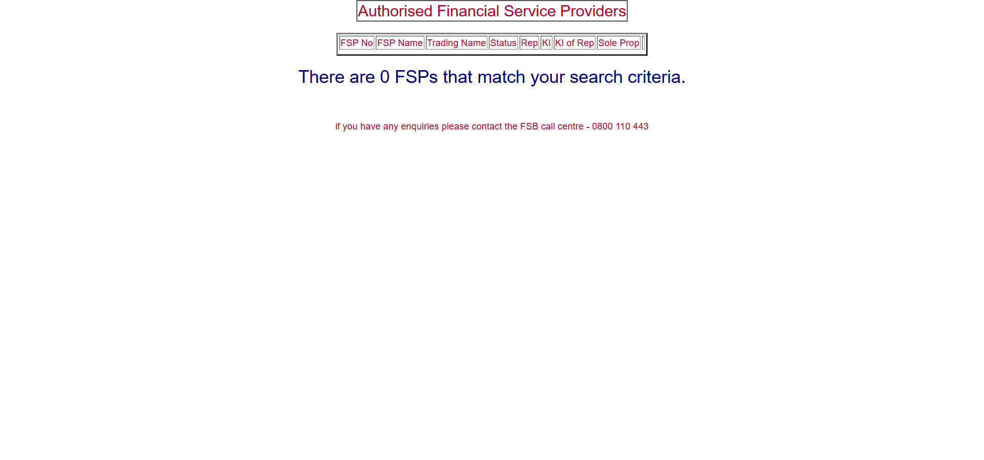 FSCA